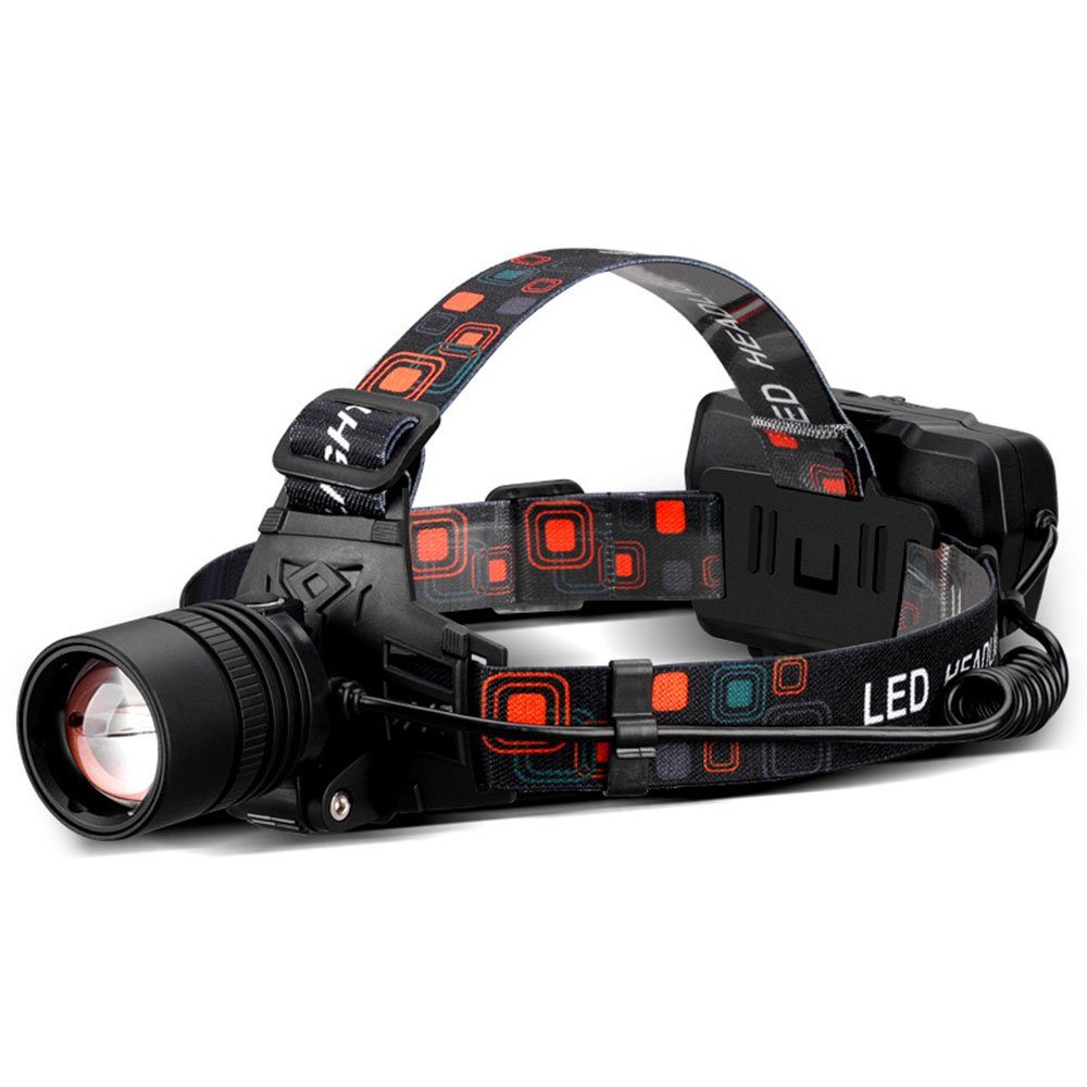 Housruse LED Stirnlampe »Scheinwerfer Rote LED Wiederaufladbarer 1000 Lumen  Scheinwerfer, USB Scheinwerfer für die Jagd, Scheinwerfer 3 Modi für  Astronomie, Nachtsicht, Angeln«