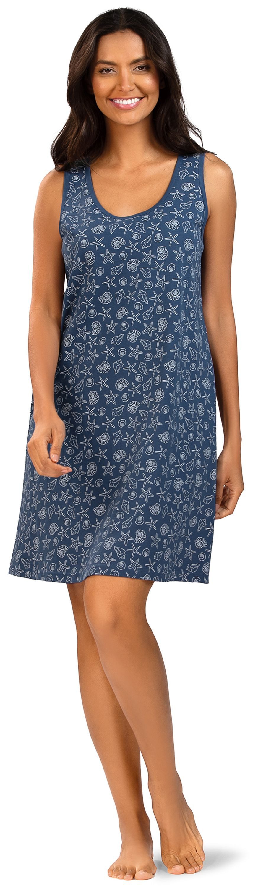 comtessa Nachthemd Dreamy breeze (Set, 1-tlg., 1-teilig) Damen Sleepshirt ca.90cm Schlafshirt Baumwolle auch große Größen