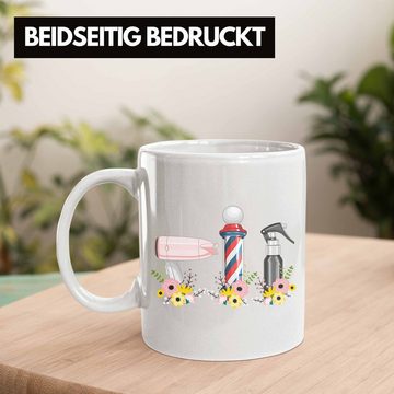 Trendation Tasse Trendation - Friseurin Tasse Geschenk Schere Grafik Frisörin Geschenkidee Geburtstag Weihnachten 3 Grafik Hair Stylistin