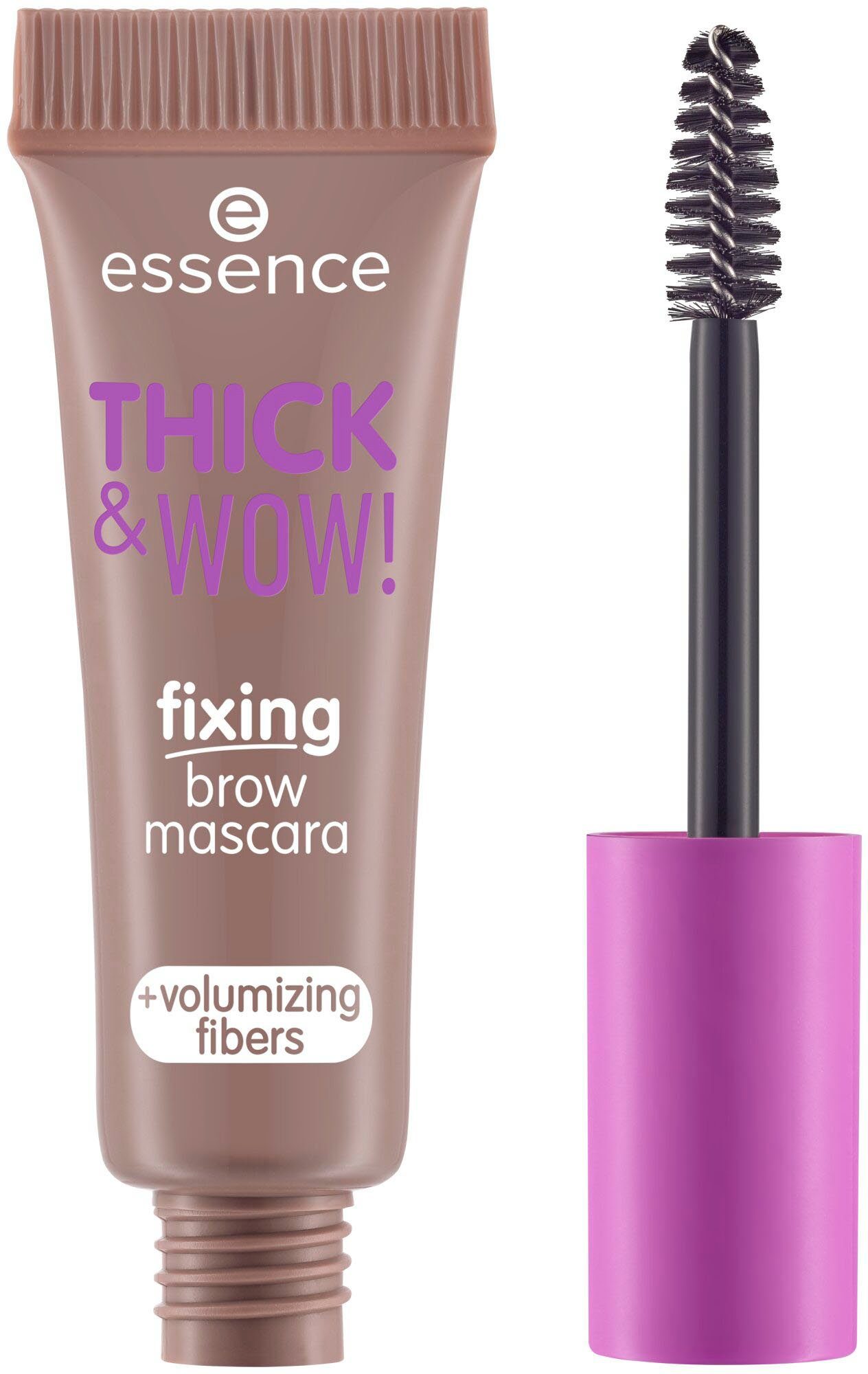 Essence Augenbrauen-Gel THICK & WOW! fixing brow mascara, 3-tlg. Caramel Blonde | Augenbrauen-Make-Up