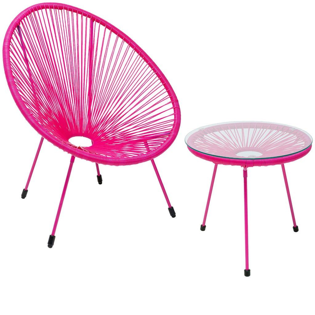 Kare Design Gartenlounge-Set Acapulco, (2-tlg., 1 Sessel, 1 Beistelltisch)