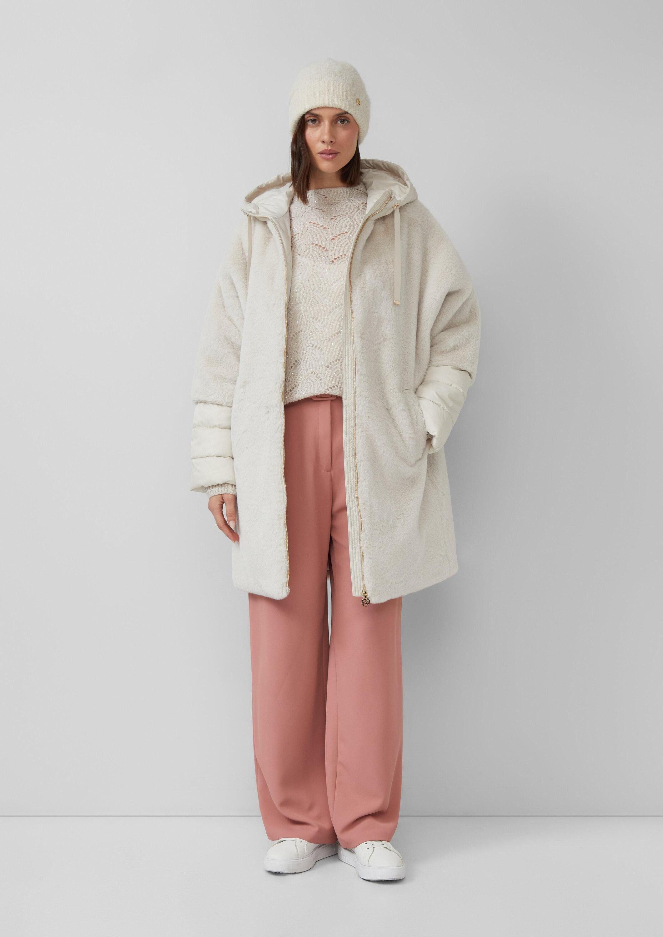 s.Oliver Strickmütze Mütze Flauschige Mütze mit günstig online kaufen