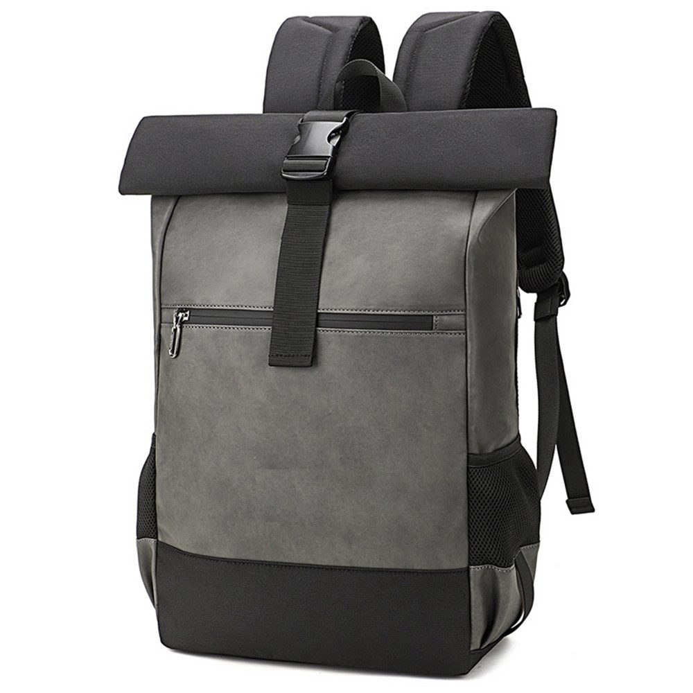 JASLIFE Daypack Laptoprucksack für 15,6 Zoll Rolltop Rucksack, USB-Anschlus günstig online kaufen