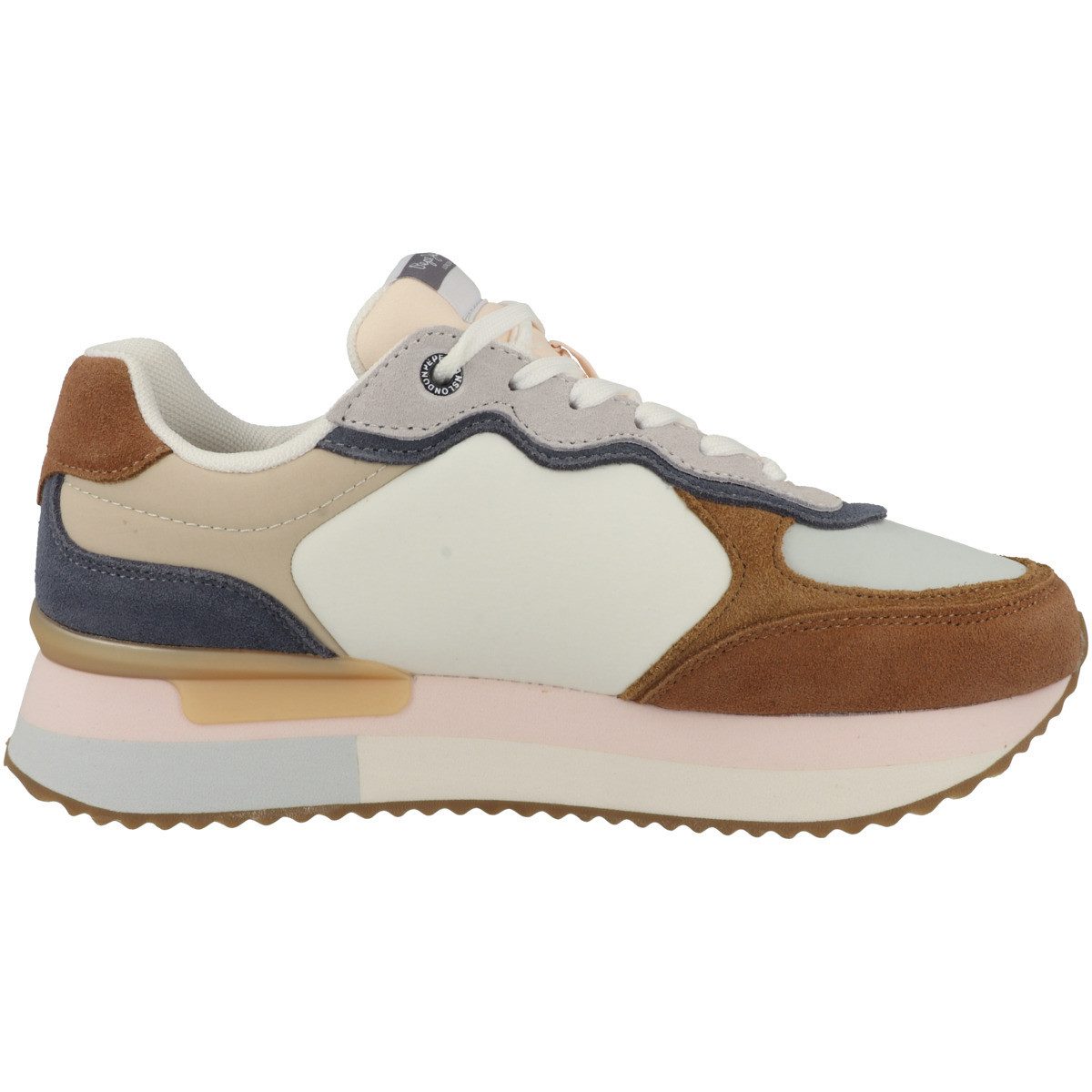 Pepe Jeans Rusper Class Damen Sneaker Turnschuhe, Sportschuhe, Freizeitschuhe, Halbschuhe, Schnürschuhe