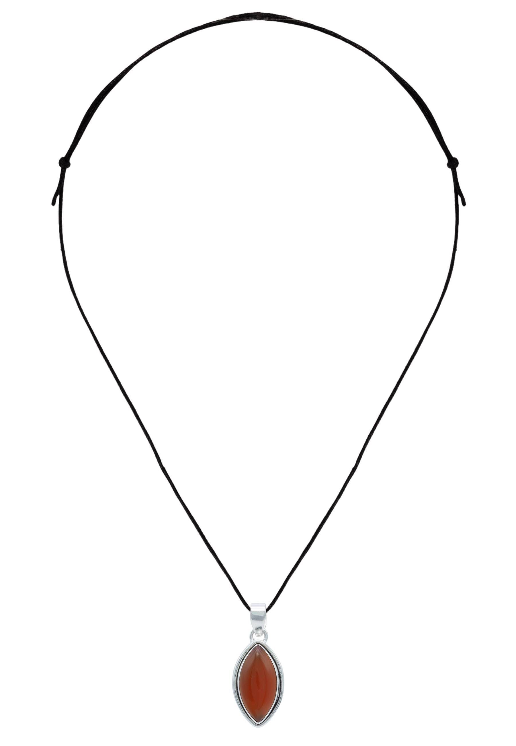 mantraroma Karneol Silber mit 925er Kettenanhänger