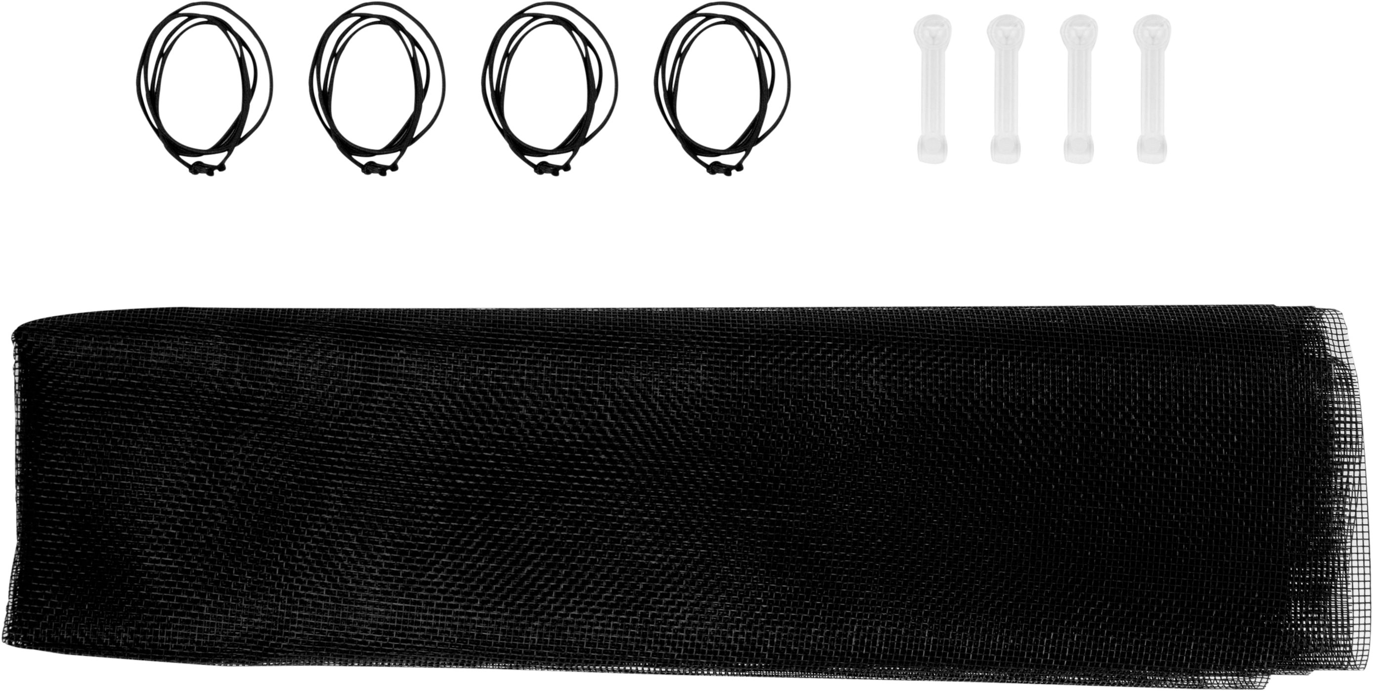 SCHELLENBERG Lichtschachtabdeckung aus Fiberglasgewebe inkl. Befestigungsmaterial, ohne Rahmen, (Set, 1-St), Lichtschacht zur Kellerschachtabdeckung, 50 x 125 cm, anthrazit