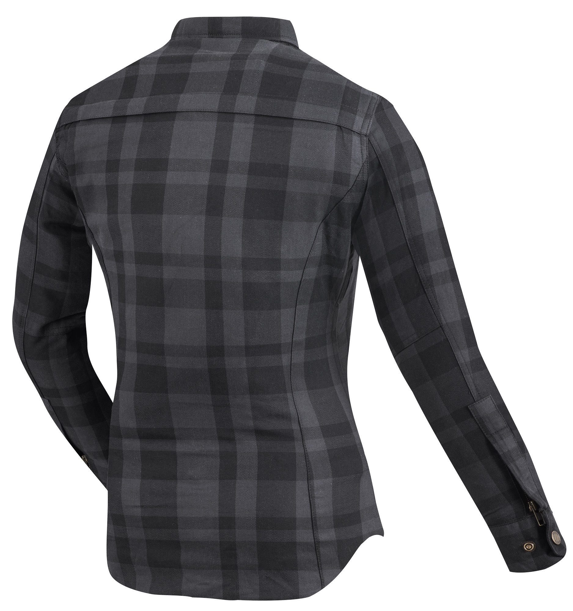 Bogotto Motorradjacke Forgewood Damen Motorrad Hemd protektoren weitenverstellbar – Bild 2 von 4