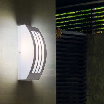 etc-shop LED Wandstrahler, Leuchtmittel inklusive, Kaltweiß, Warmweiß, Neutralweiß, Tageslichtweiß, Farbwechsel, Smart Home Außen Wand Lampe DIMMBAR Alexa Google App Garten