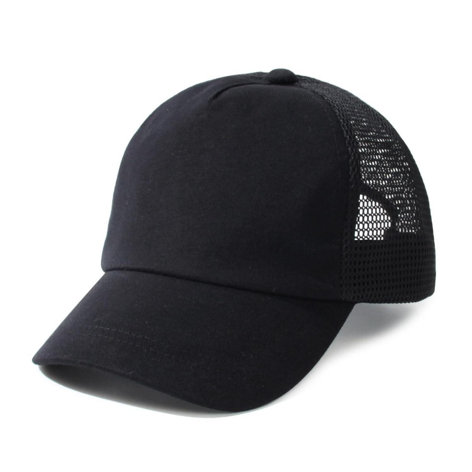 LuxusKollektion Schirmmütze Baseballmütze Baby Kleinkind Trucker 1 Pc Pure Black 0 12 Monate