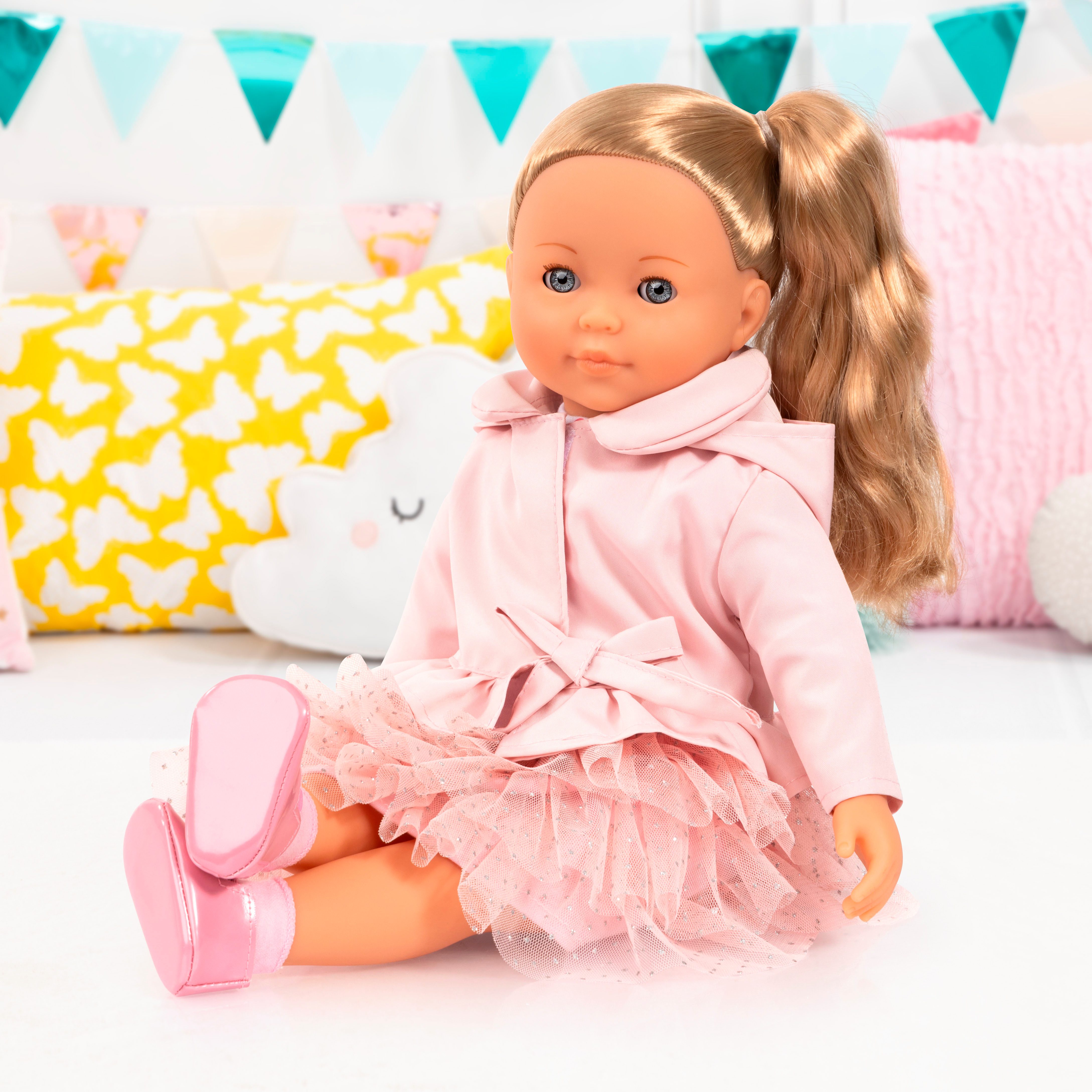 Bayer Stehpuppe Charlene, 46 cm, rosa, mit Funktion