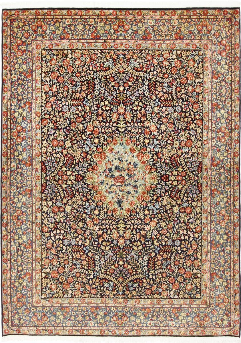Orientteppich Kerman Rafsanjan 172x236 Handgeknüpfter Orientteppich / Perserteppich, Nain Trading, rechteckig, Höhe: 12 mm