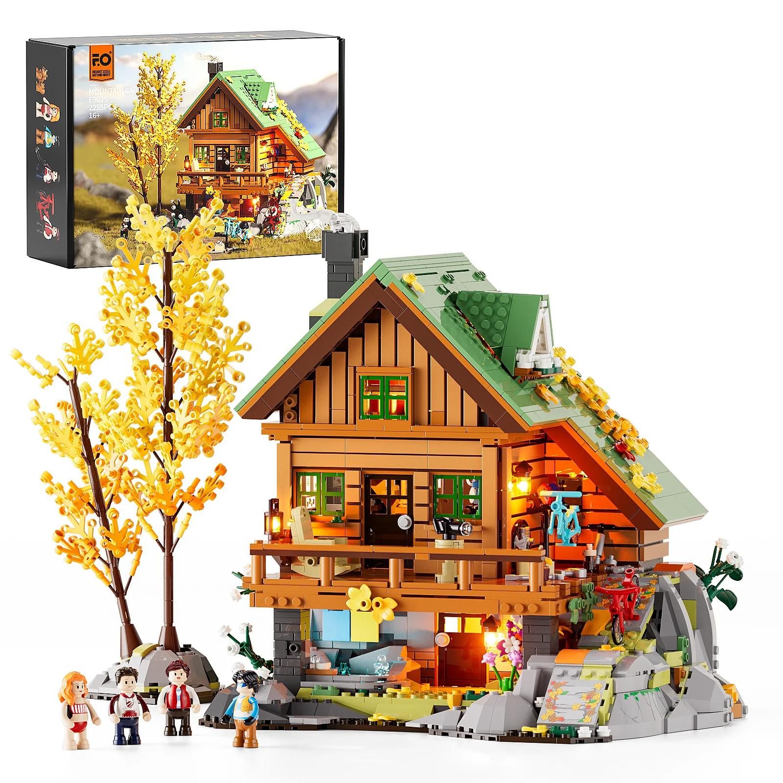 Lumibricks FUNWHOLE Berghütte (2255 Teile) Konstruktionsspielsteine