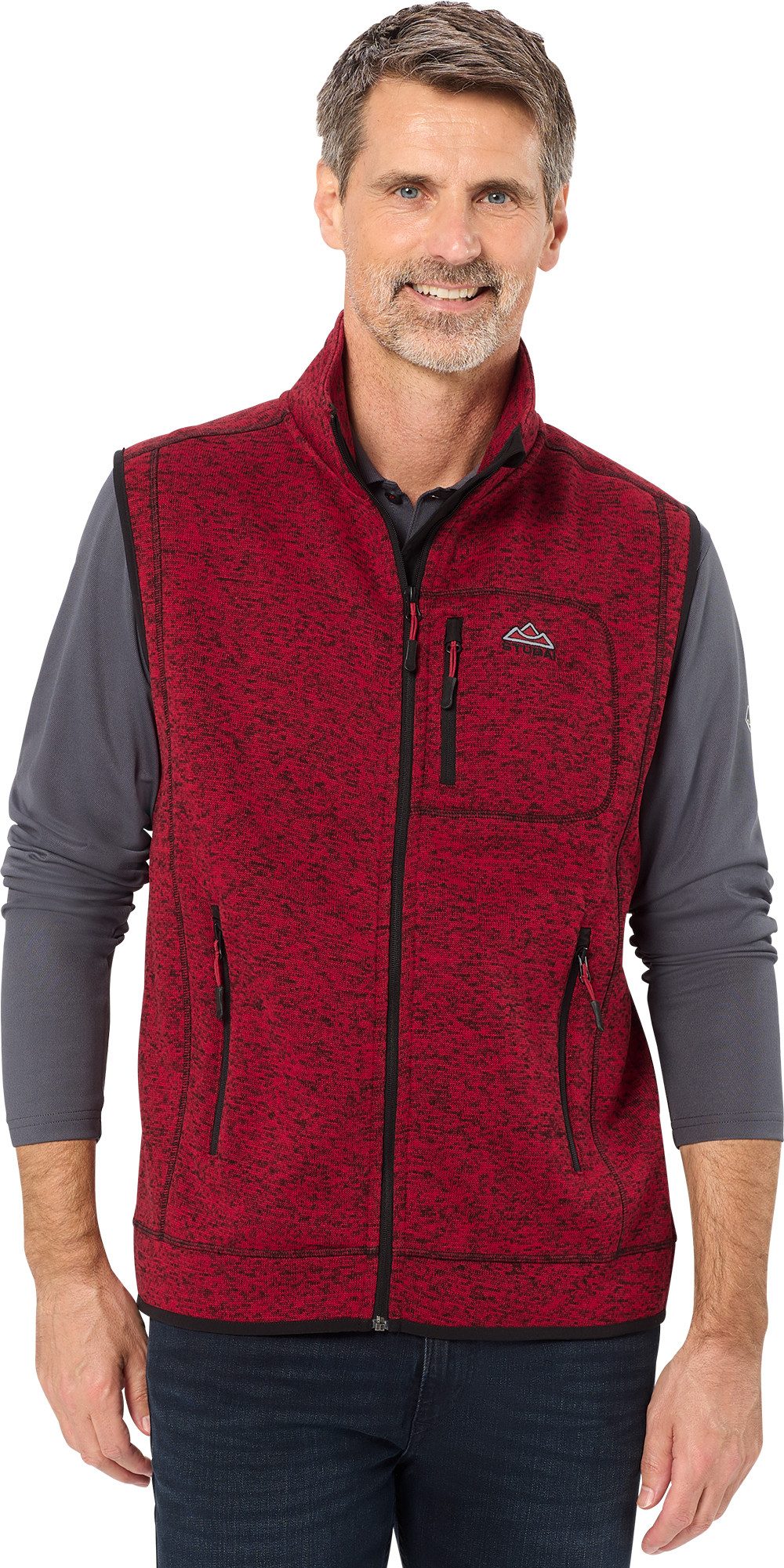 Stubai Fleeceweste bequeme und atmungsaktive Strickfleece-Weste