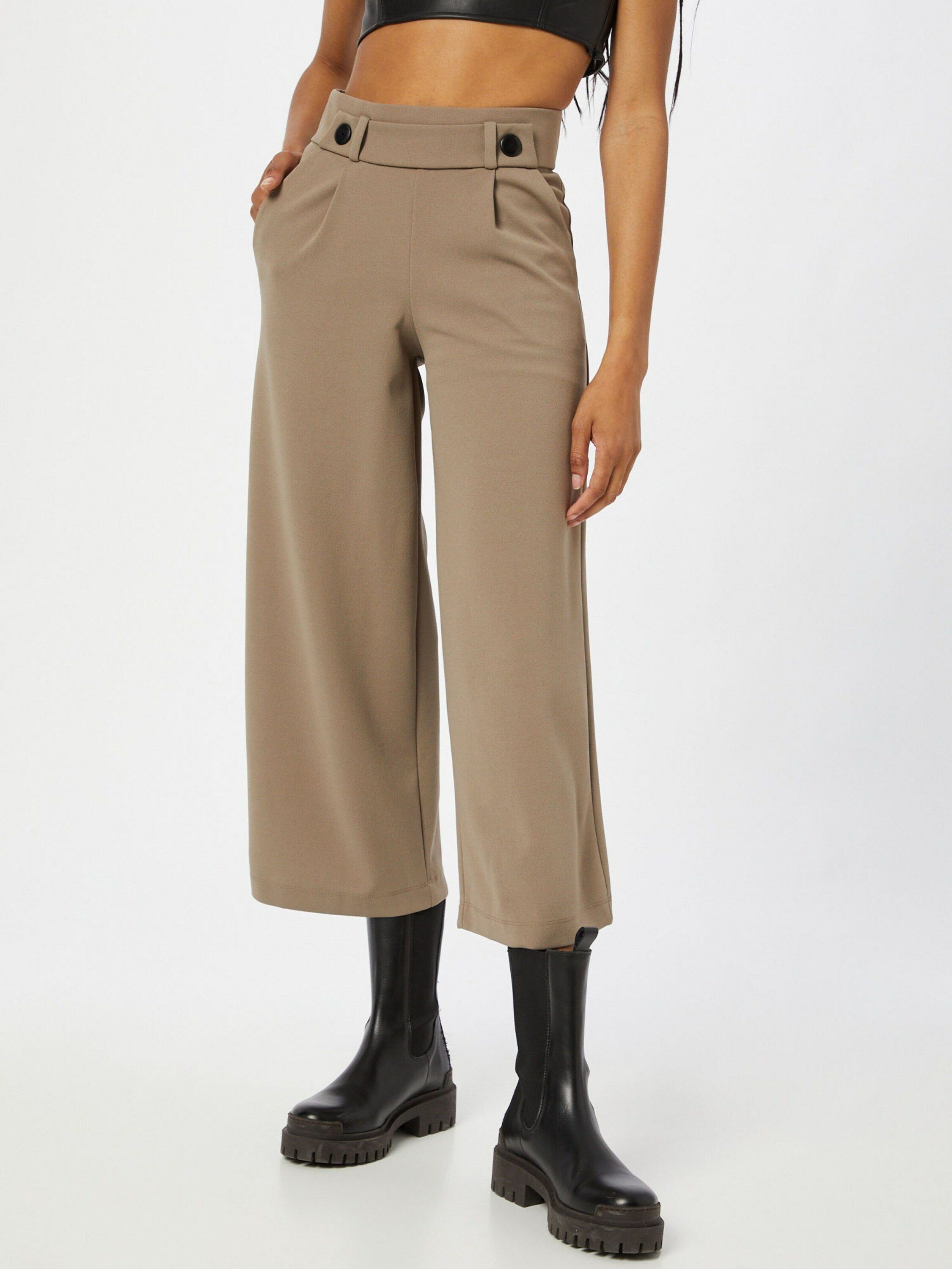 JACQUELINE Weiteres Falten JDY Braun-2 Detail, (1-tlg) Geggo YONG de Bundfaltenhose