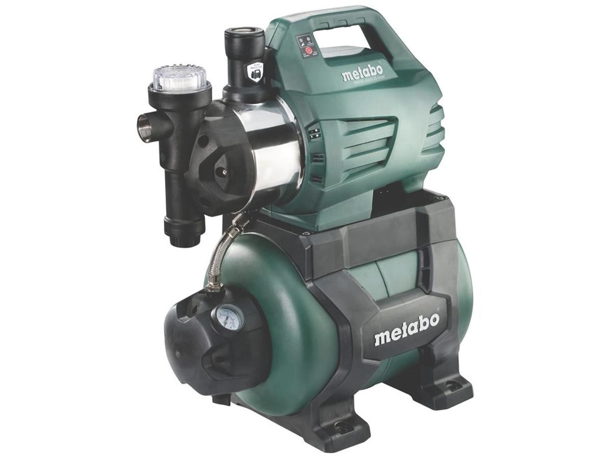 metabo Hauswasserwerk HWWI 4500/25 Inox (Set, 3-tlg), 4500 l/h max. Fördermenge