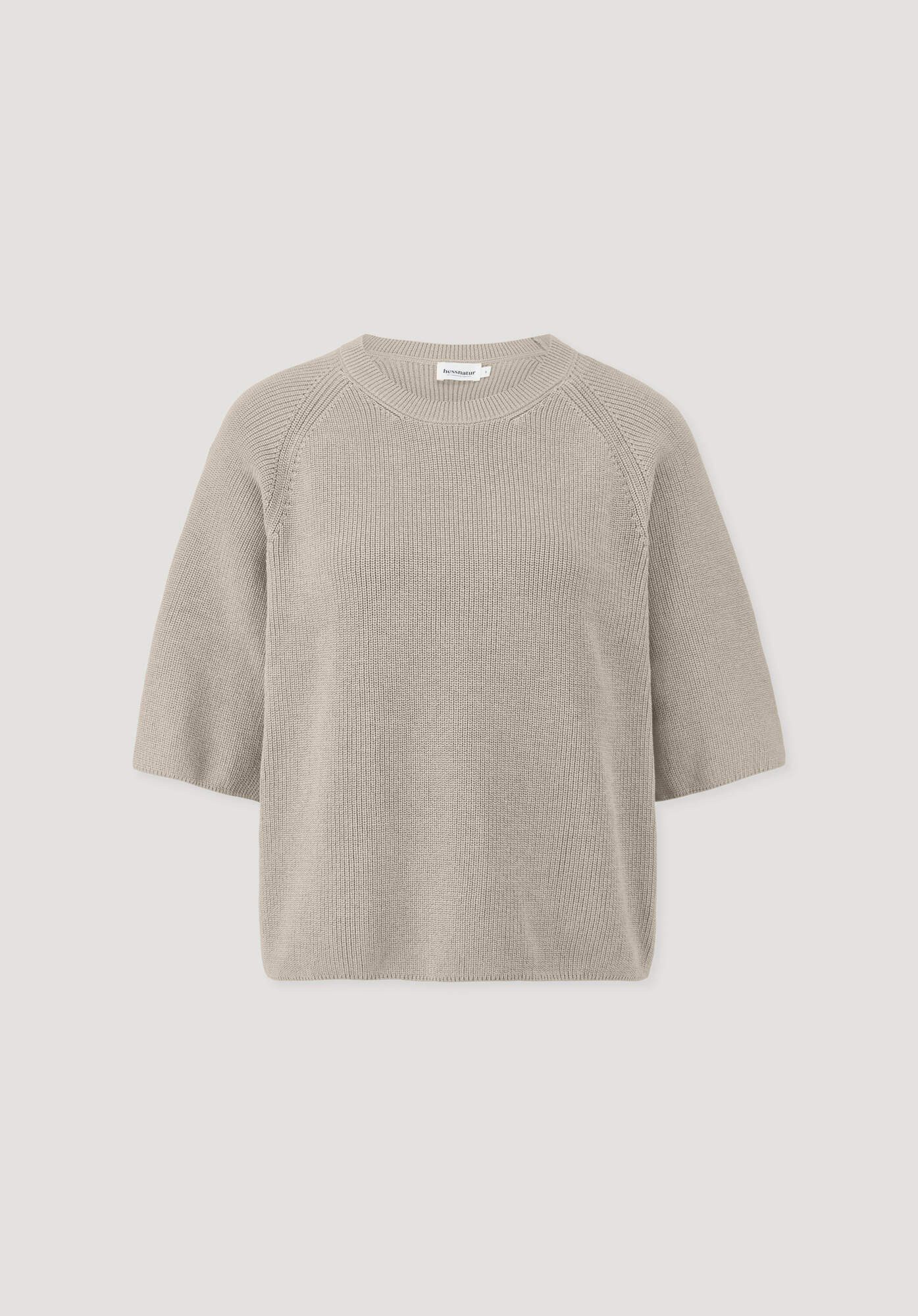 Hessnatur Strickpullover aus reiner Bio-Baumwolle (1-tlg)