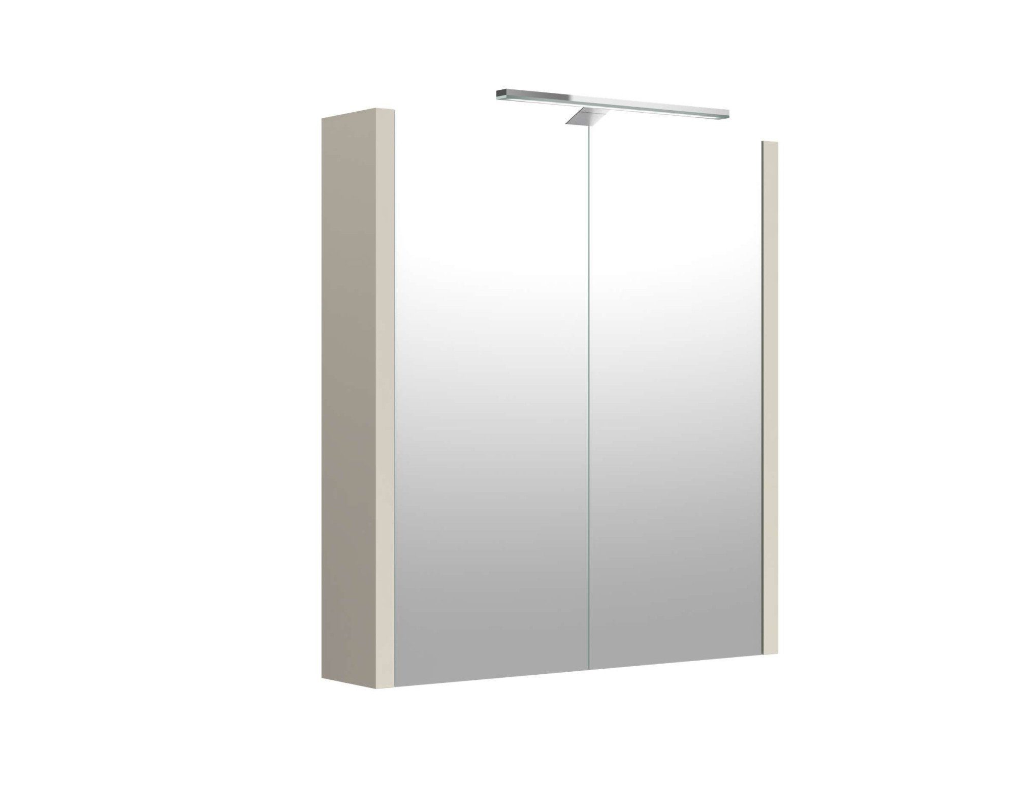 welltime Badezimmerspiegelschrank Joy Breite 78 cm, mit 2 Türen, mit LED, IP 44