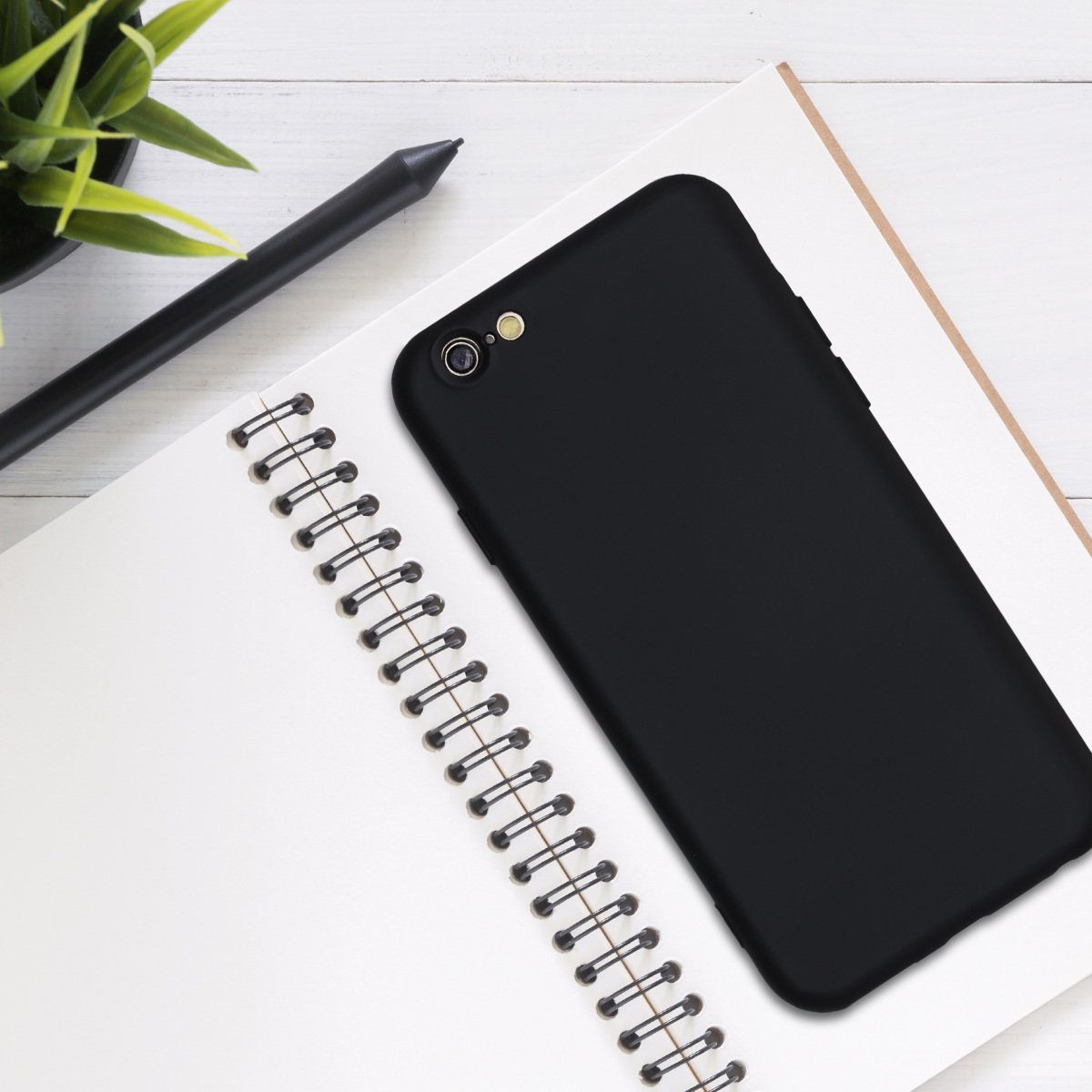kwmobile Handyhülle Slim Case für Apple iPhone 6 / 6S, Hülle Silikon Handy - Handyhülle gummiert