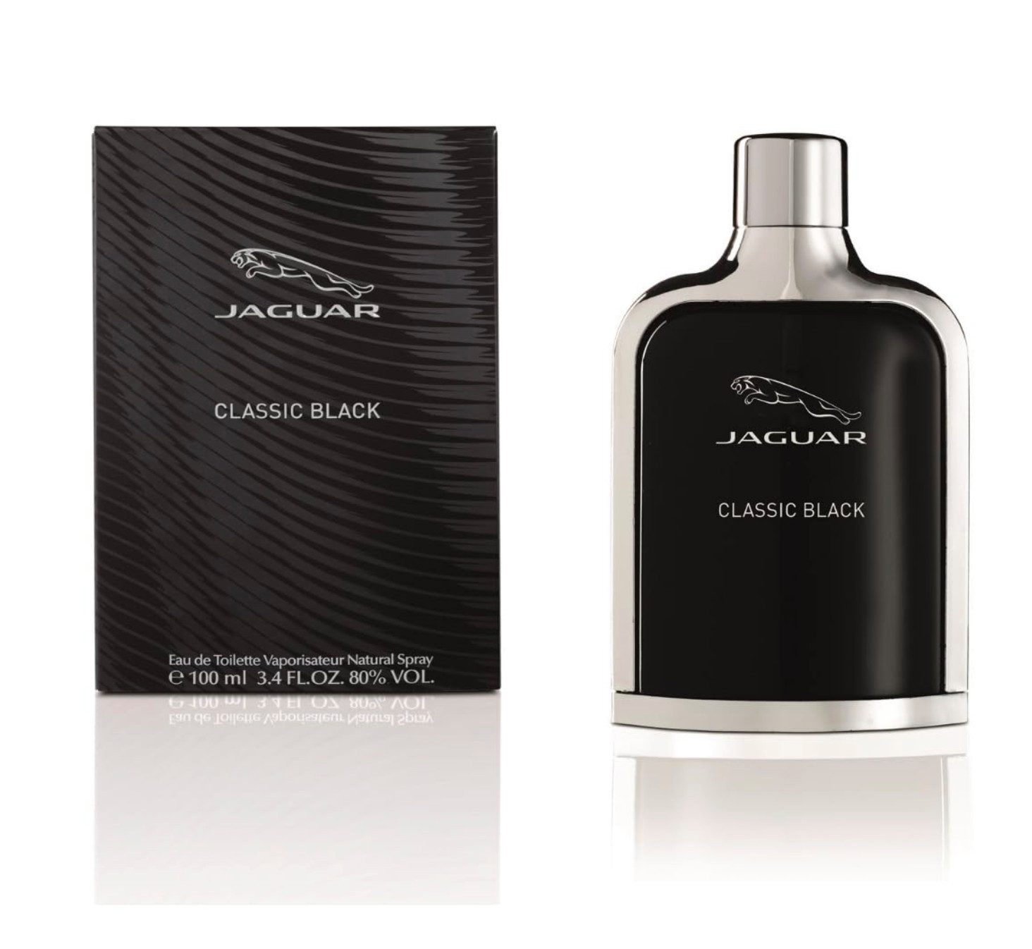 Jaguar Eau de Toilette Classic Gold & Classic Black Spray Edt Versiegelt 100 ML, Luxus, Energie und zeitlose Eleganz