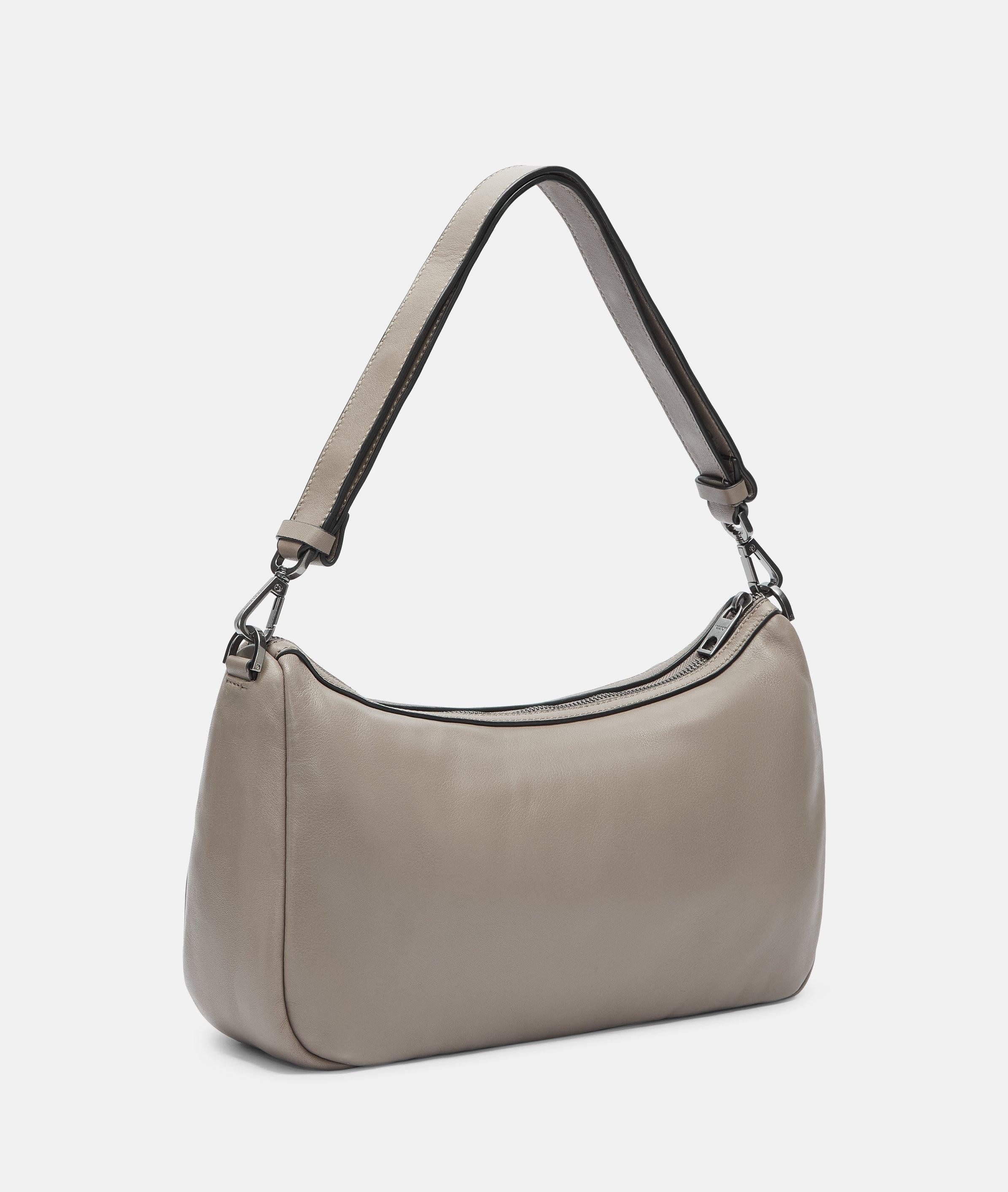 Liebeskind Berlin Schultertasche Maia Hobo M, Mittelgroße Hobo-Bag aus Schafsleder
