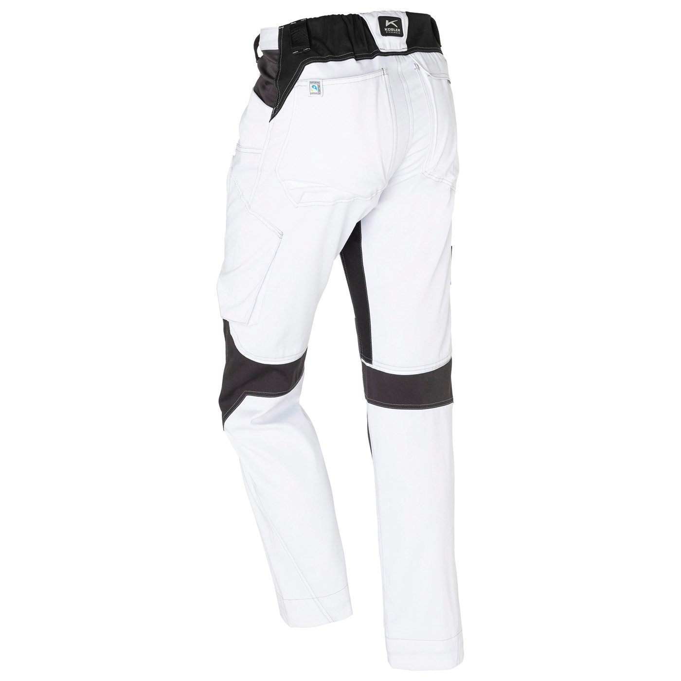 Kübler Bundhose Allround-Arbeitshose, weiß/anthrazit PULSE (1-tlg) Gr.46-58 Arbeitsbundhose ACTION