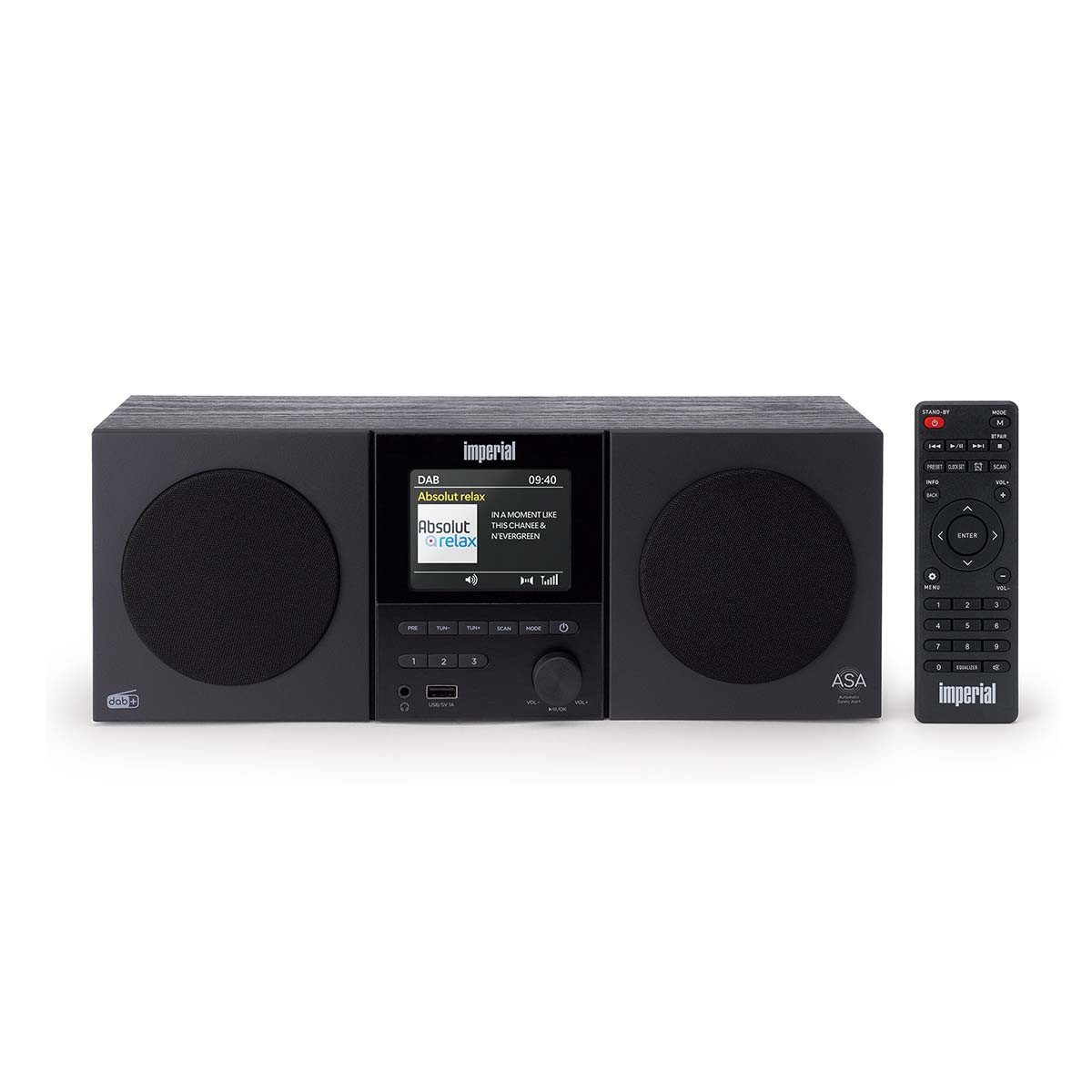 IMPERIAL by TELESTAR DABMAN-220BK Radio (DAB+ Radio)