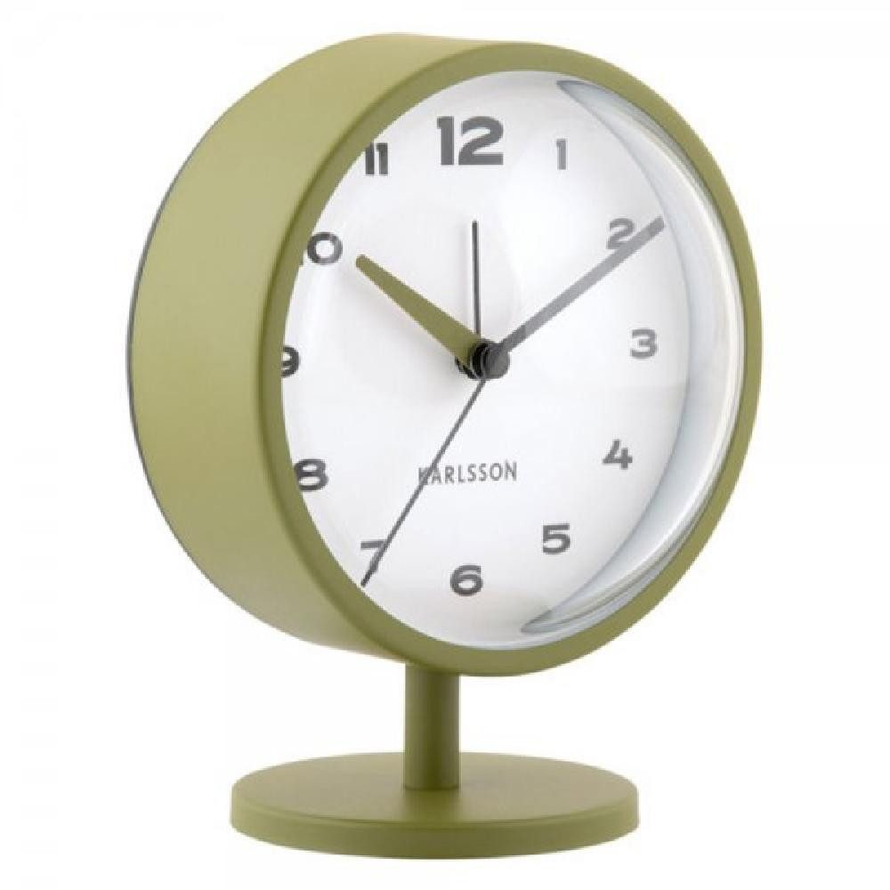 Uhr Wecker Brisk Dome Alarm Clock Army Green