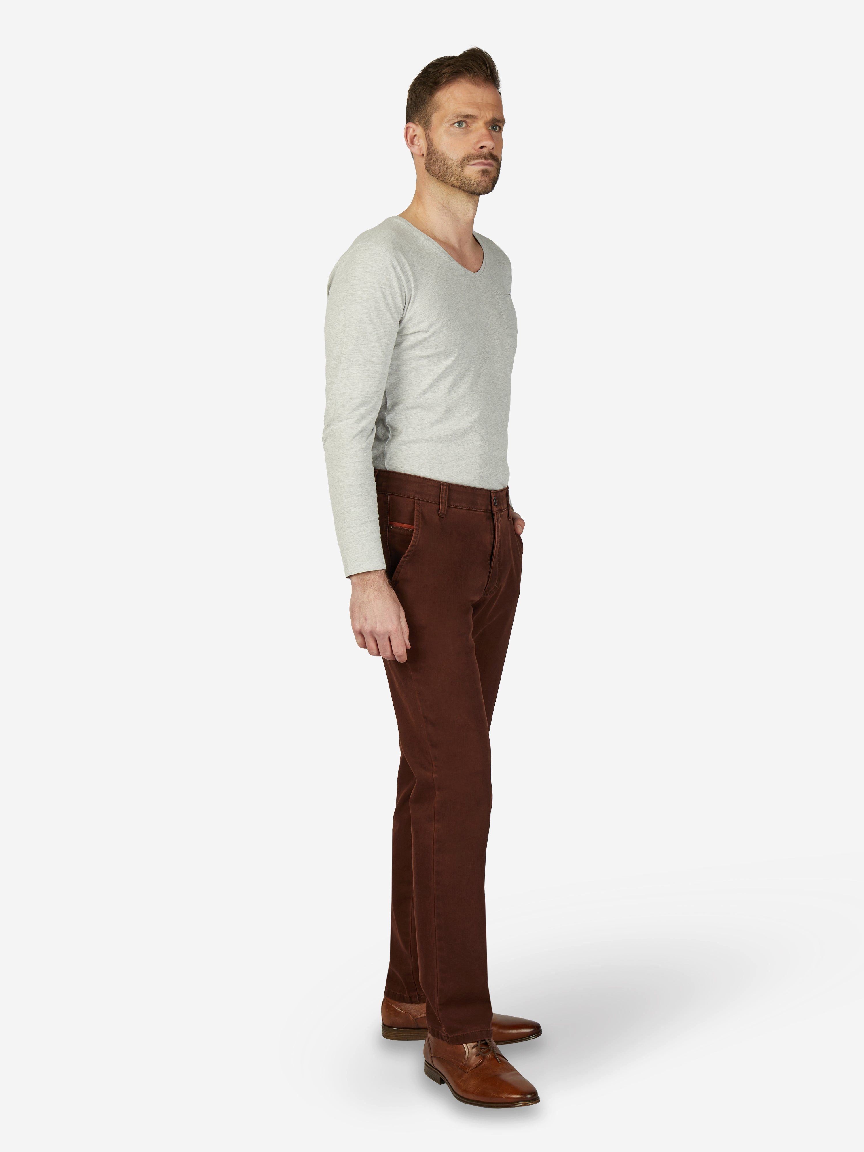 Club of Comfort Chinohose GARVEY 7218_95_64 Herrenhose ["Chino als einfach gestylte Hosenform, die die Balance zwischen