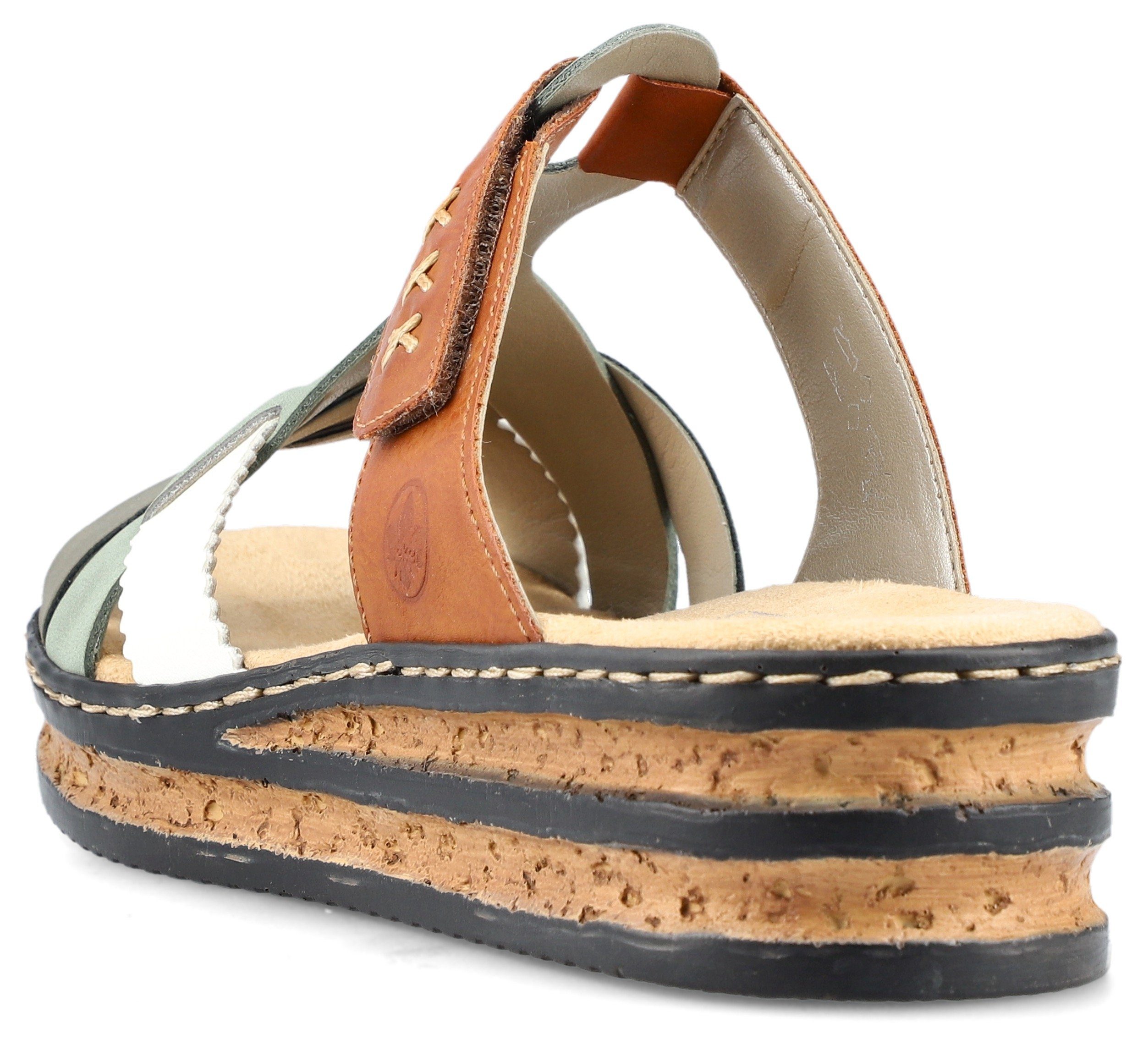 Rieker Pantolette, Keilabsatz, Sommerschuh, Schlappen mit günstig online kaufen
