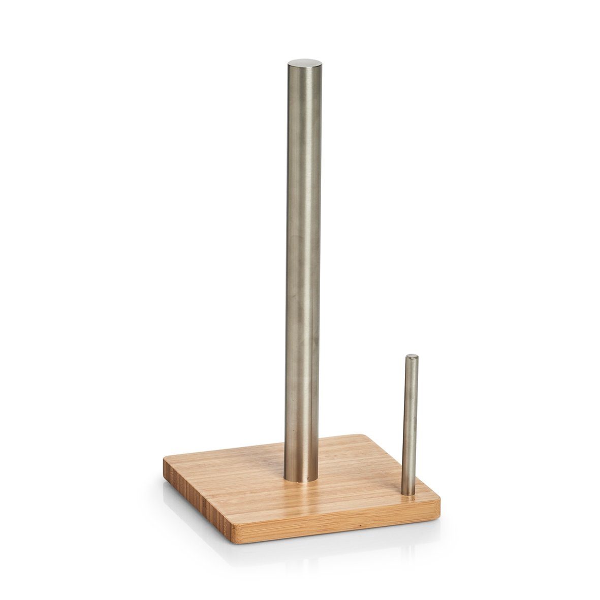 Zeller Present Küchenrollenhalter, (1-St), Edelstahl/Bambus