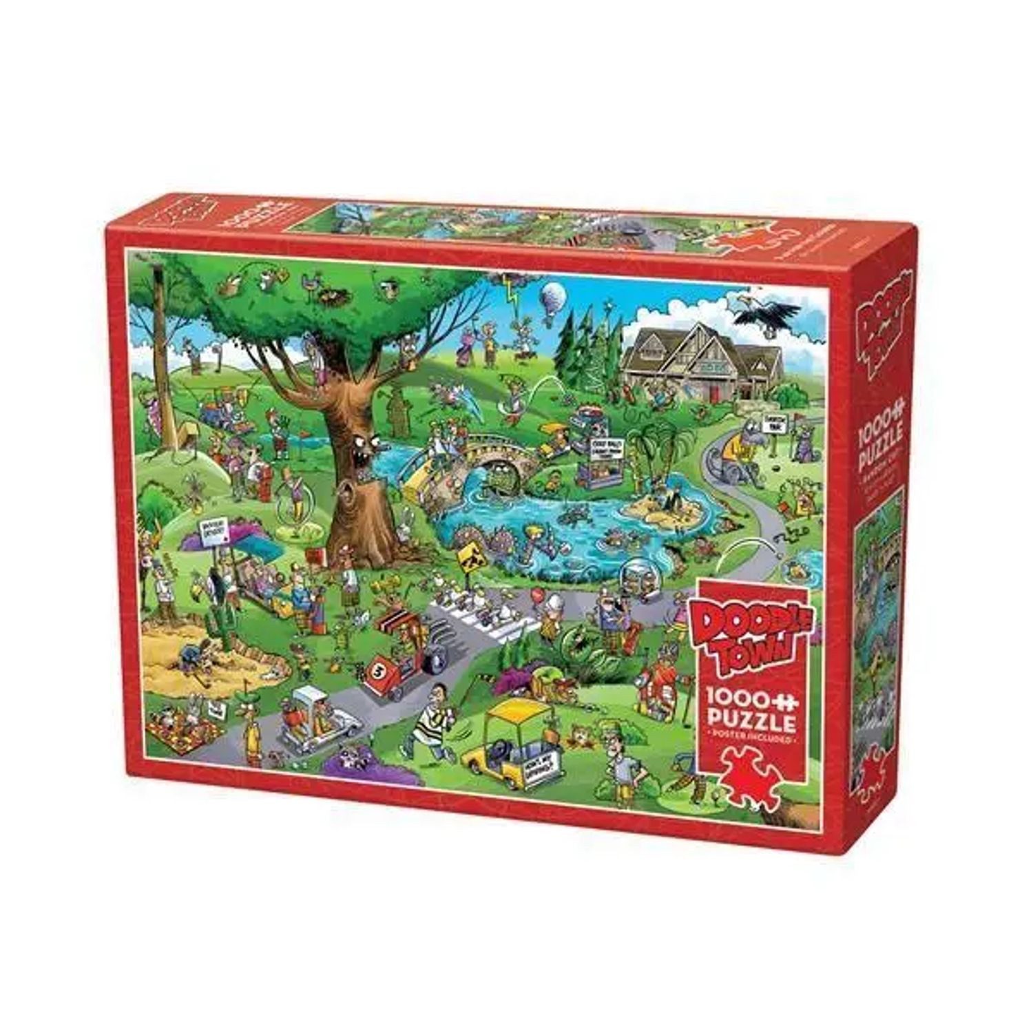 BrainBox Puzzle Verrückter Golfplatz 1000 Teile, 1000 Puzzleteile