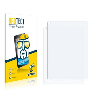 BROTECT Schutzfolie für Apple iPad Air 2 2014 (Rückseite), Displayschutzfolie, 2 Stück, Folie klar