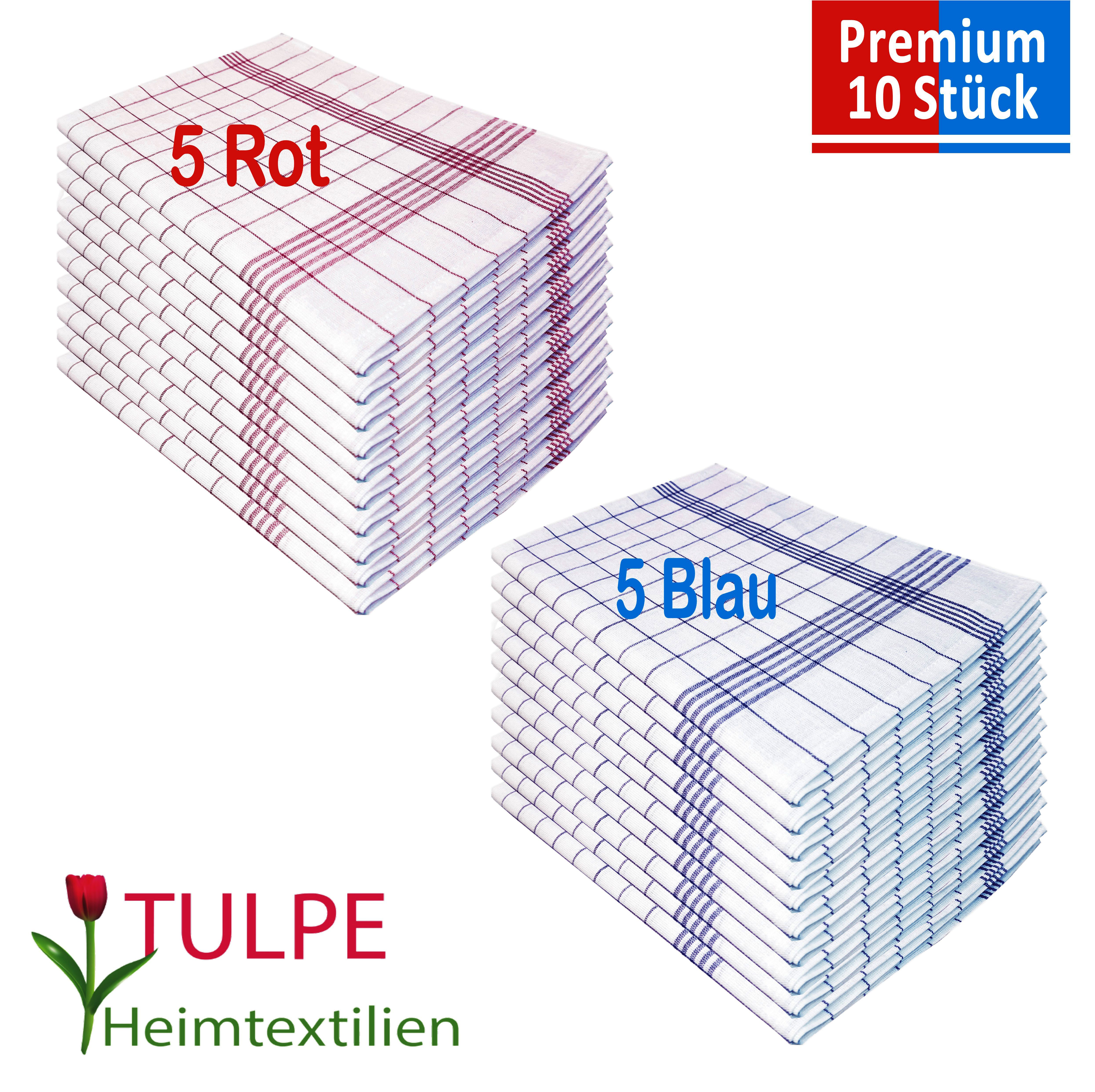 Tulpe Heimtextilien Geschirrtuch Halbleinen 50% Leinen 50% Baumwolle in 2 F günstig online kaufen