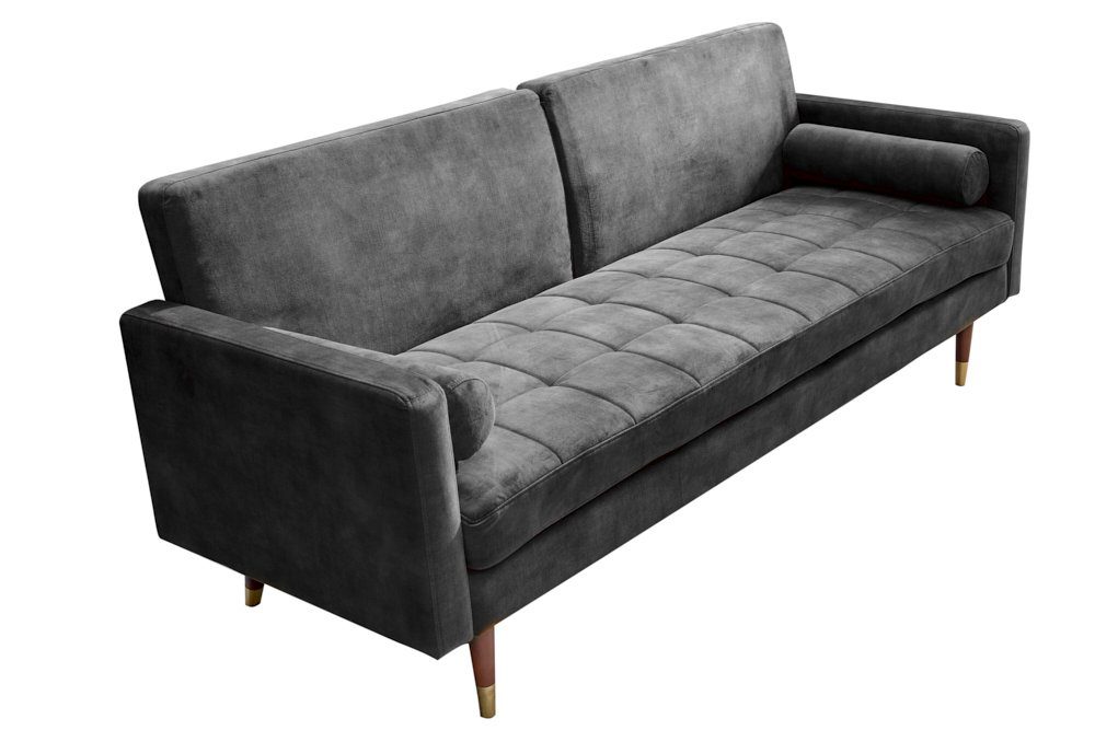 riess-ambiente Schlafsofa COUTURE 200cm grau / günstig online kaufen