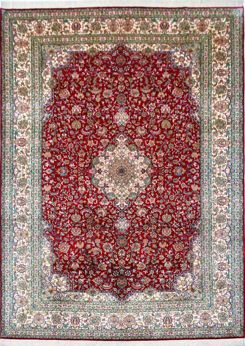 Seidenteppich KASHAN 8088 von KAYOOM - 10 mm Gesamthöhe