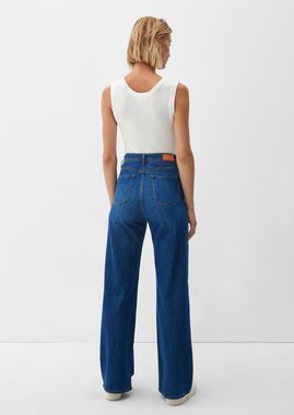 s.Oliver 5-Pocket-Jeans Jeans Suri / Regular Fit / Super High Rise / Wide Leg Waschung