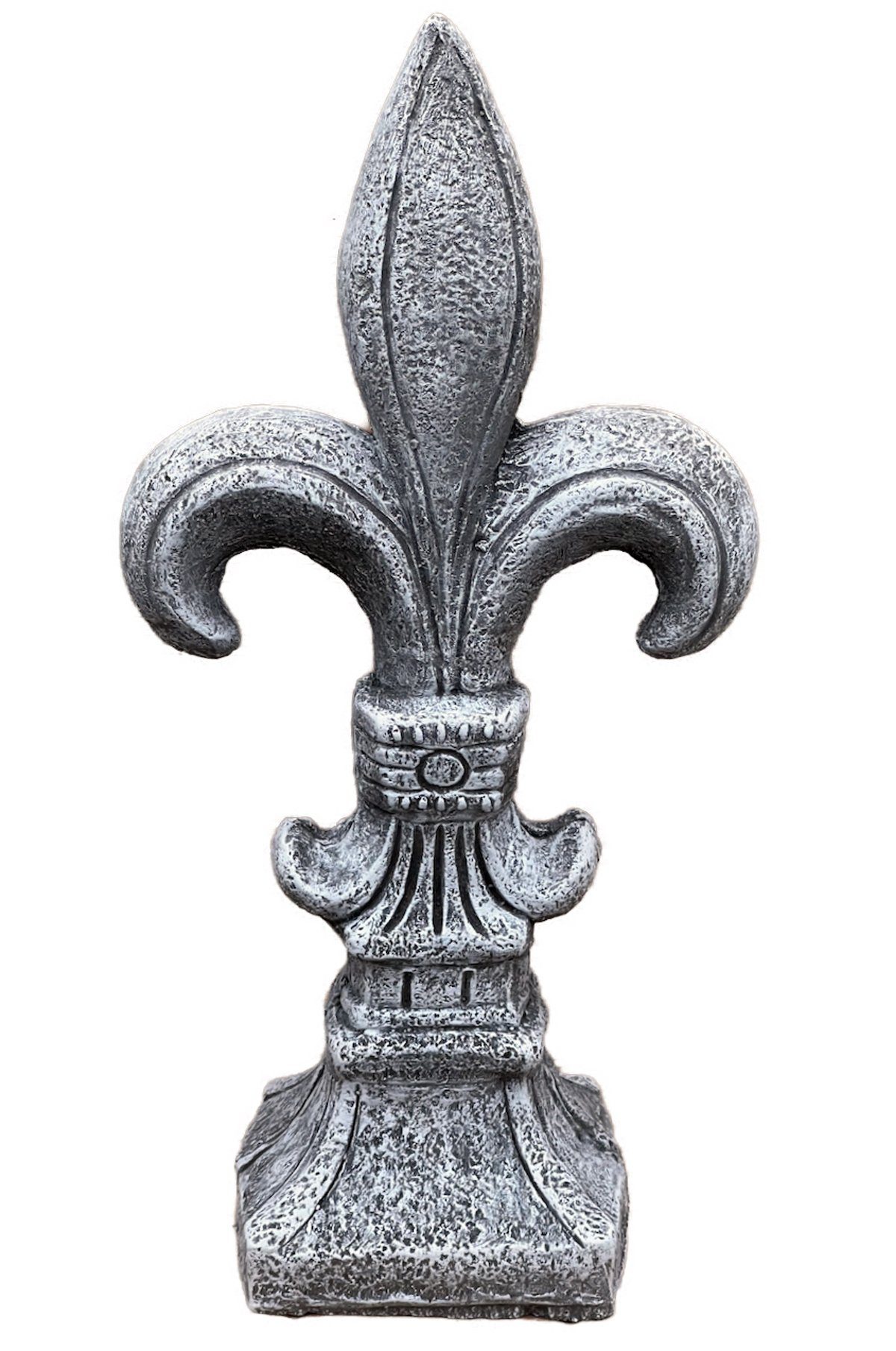 Stone and Style Gartenfigur Steinskulptur Ritterlilie XL Lilie 48 cm hoch, günstig online kaufen