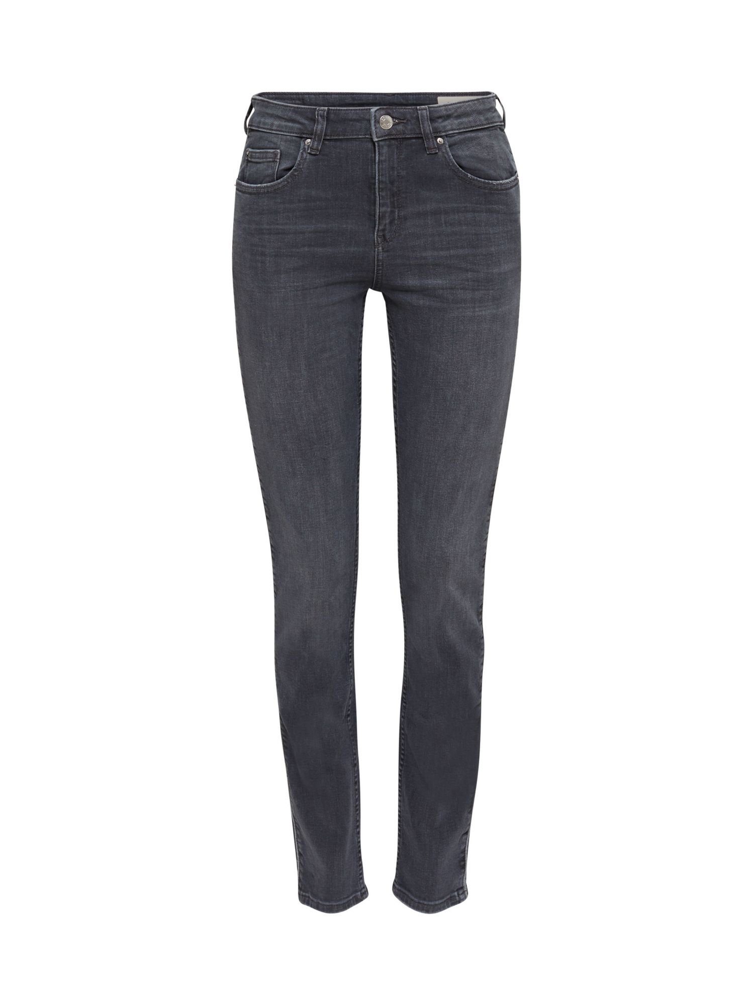 Esprit Slim-fit-Jeans »Graue Jeans mit Pipings« | OTTO