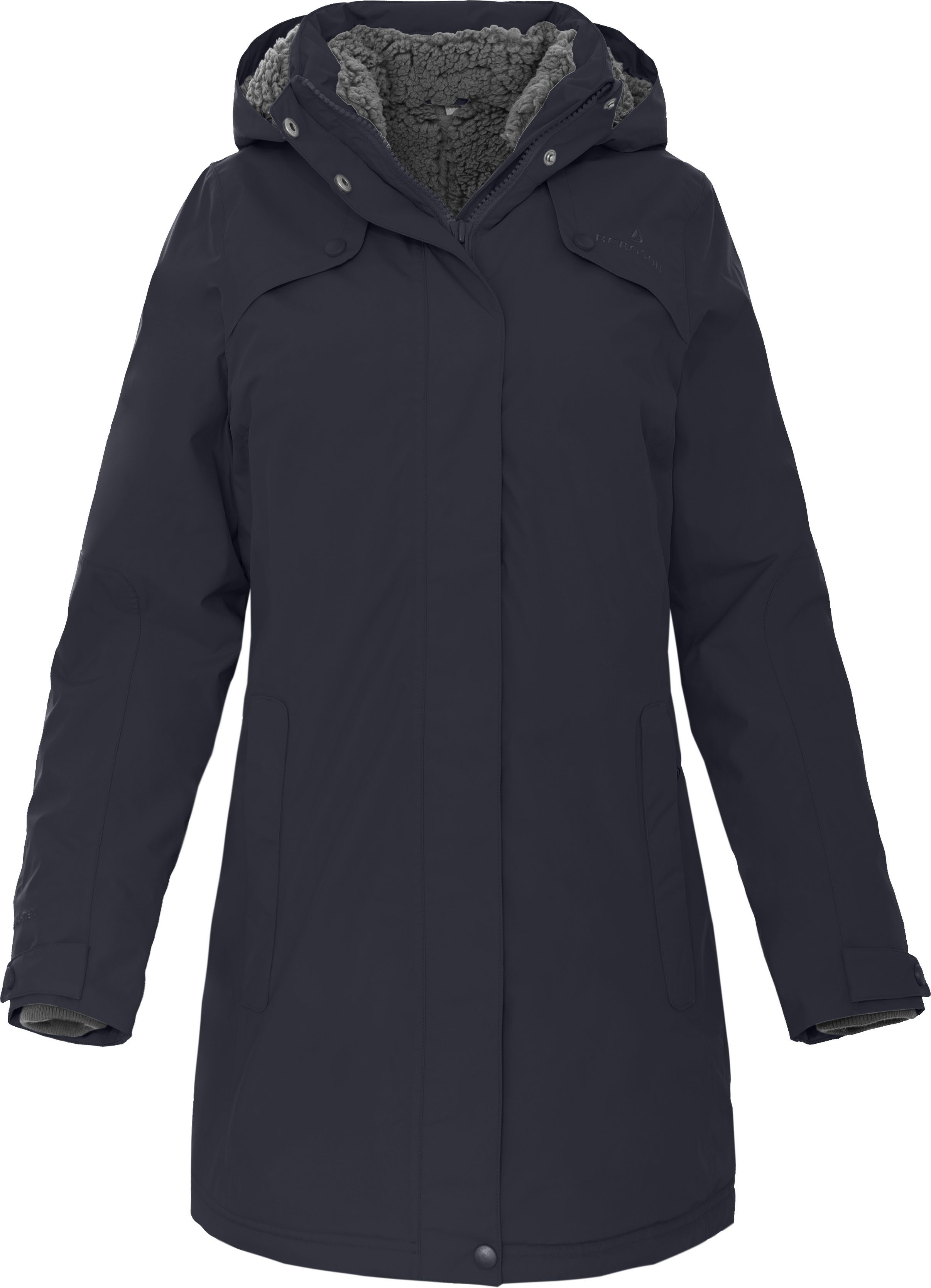Bergson Winterjacke TORNIO Damen Wintermantel, Teddy Futter, warm wattiert, 20000 mm Wassersäule