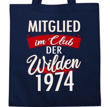 Shirtracer Umhängetasche Mitglied im Club der Wilden 1974 Fünfzig, 50. Geburtstag