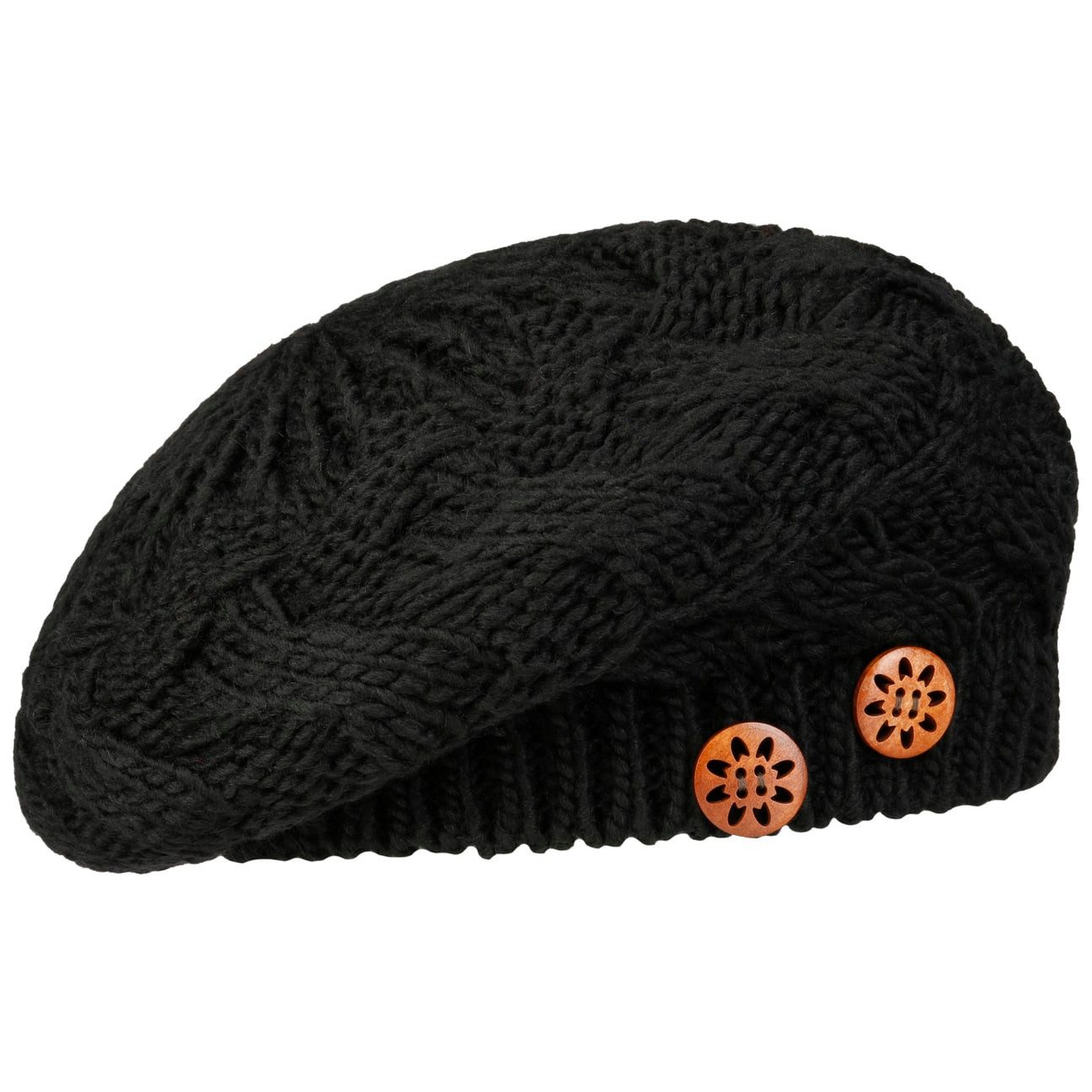 Lierys Baskenmütze (1-St) Strickbaske, Made in günstig online kaufen