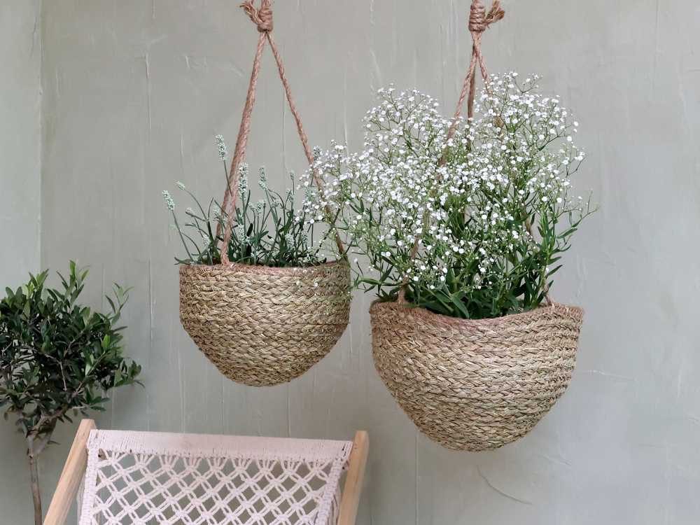 Chic Antique Aufbewahrungskorb Chic Antique Korb geflochten zum Aufhängen 30 cm