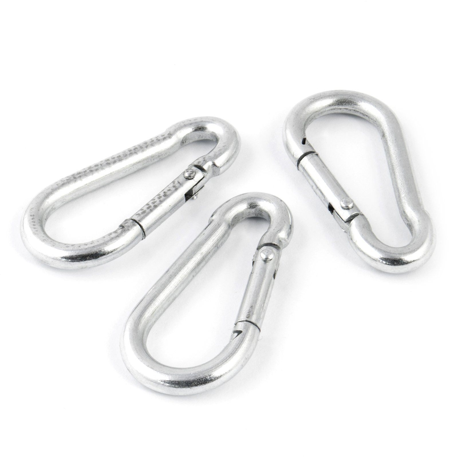 DQ-PP Karabiner DQ-PP 20x KARABINERHAKEN 4-11mm, feuerwehr karabiner haken, galvanisch, Seilzubehör, Zubehör, Seil, Drahtseil, Zubehörteile
