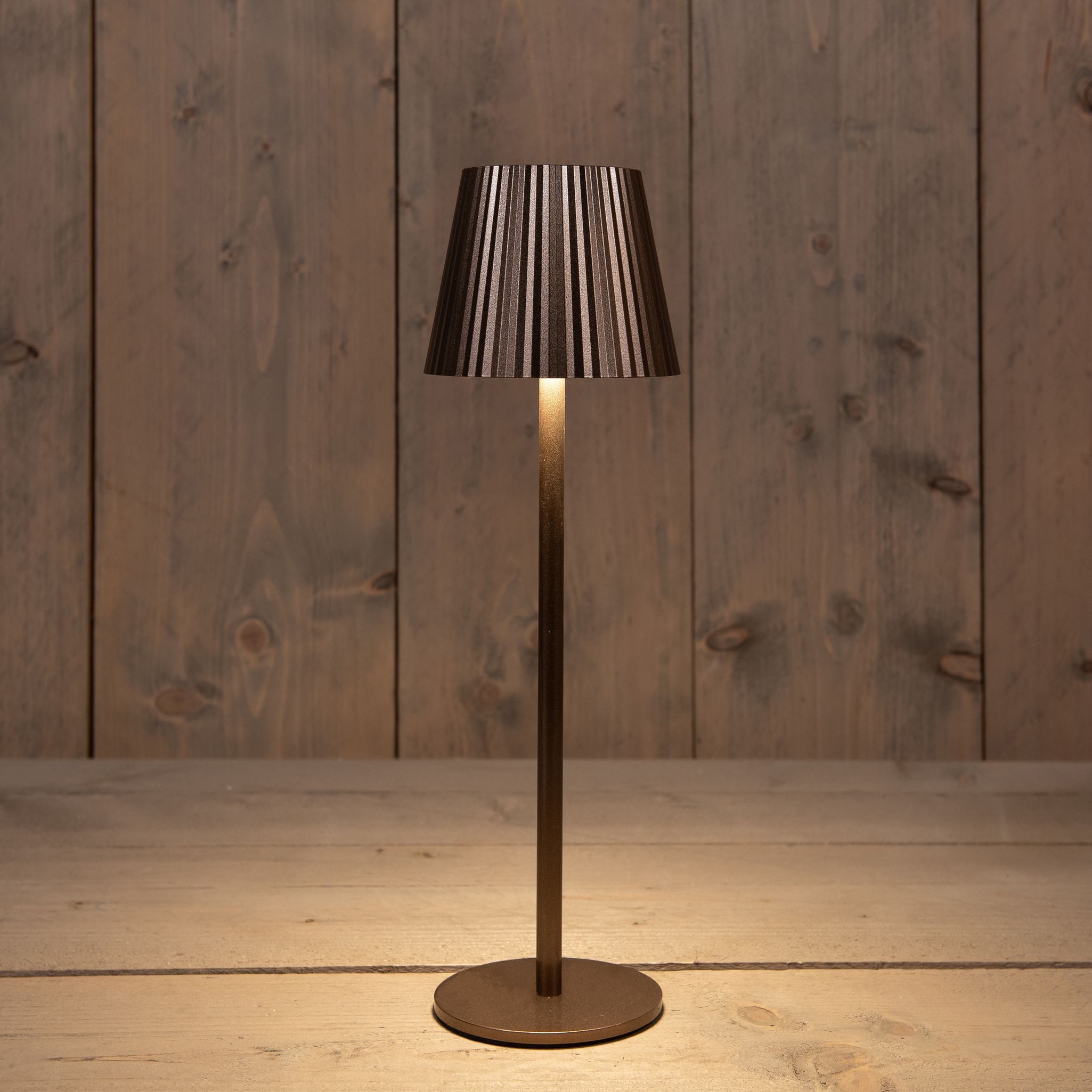 Coen Bakker Deco BV LED Außen-Tischleuchte Touch Tischlampe dimmbar mit Akku, In-/Outdoor, Touch-Funktion, LED fest verbaut, Kaltweiß, Warmweiß, Tageslichtweiß – Bild 2 von 5