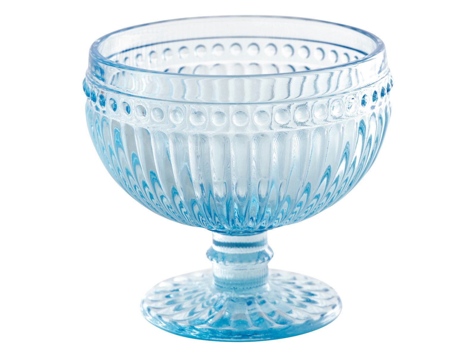 Greengate Dessertschale Alice Dessertschale pale blue 9,8cm, Glas, (Schüsseln & Schalen)