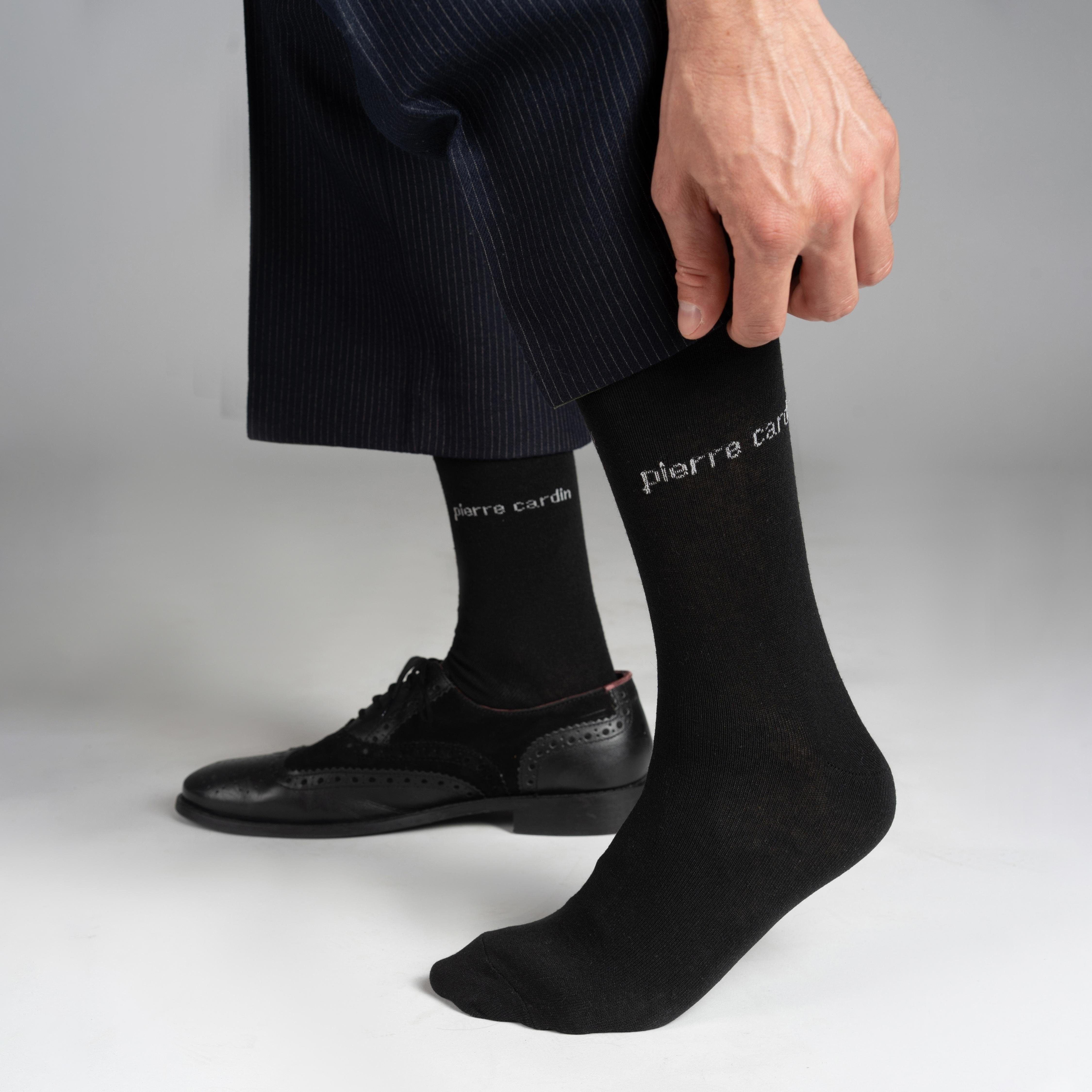 Pierre Cardin Businesssocken Premium Socken für Herren (10-Paar) aus Baumwolle, ohne einschneidenden Bündchen