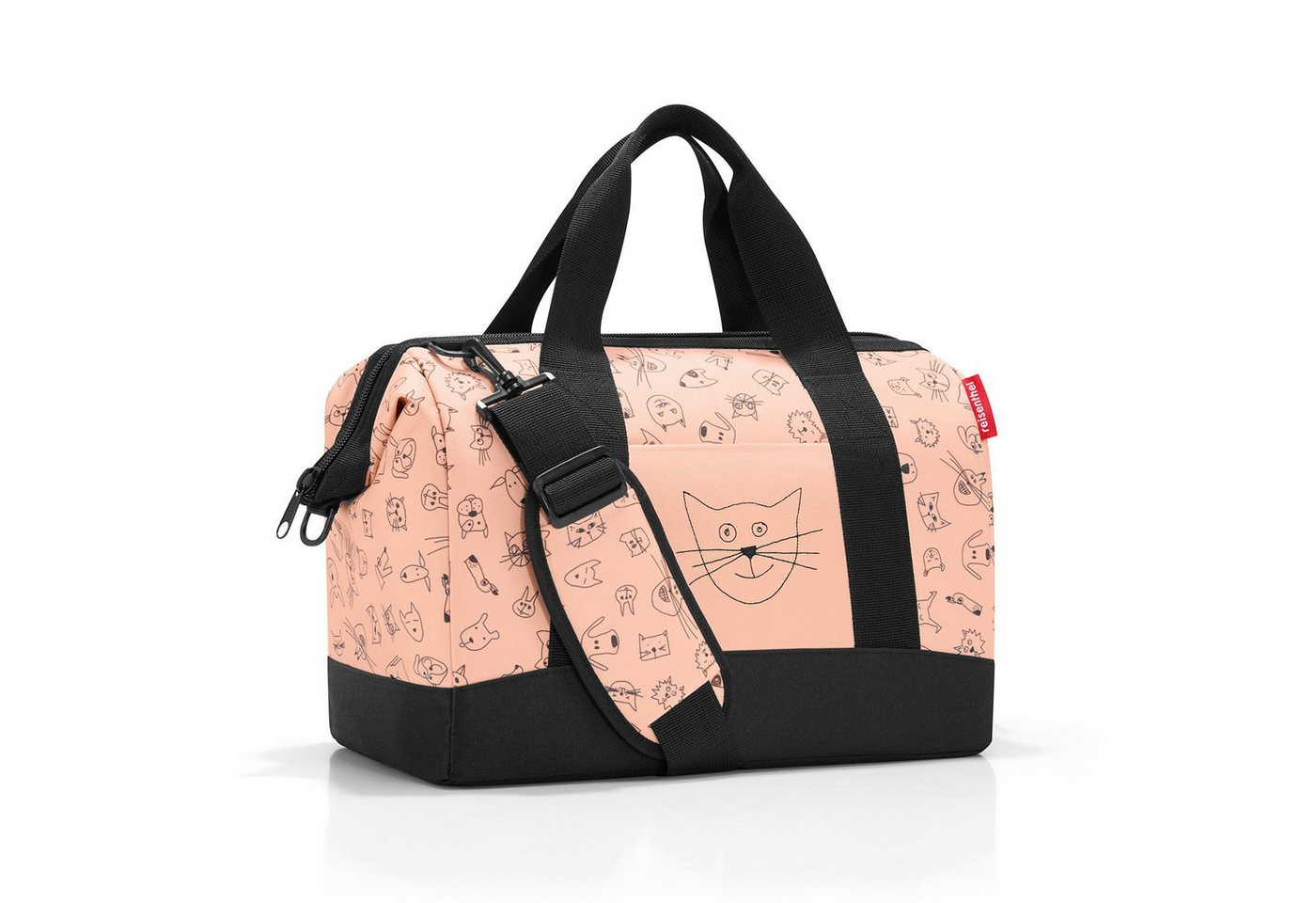 REISENTHEL® Kinderkoffer Reiseset Kinder: Allrounder M & Thermocase, Reiseset allrounder M + thermocase cats and dogs rose