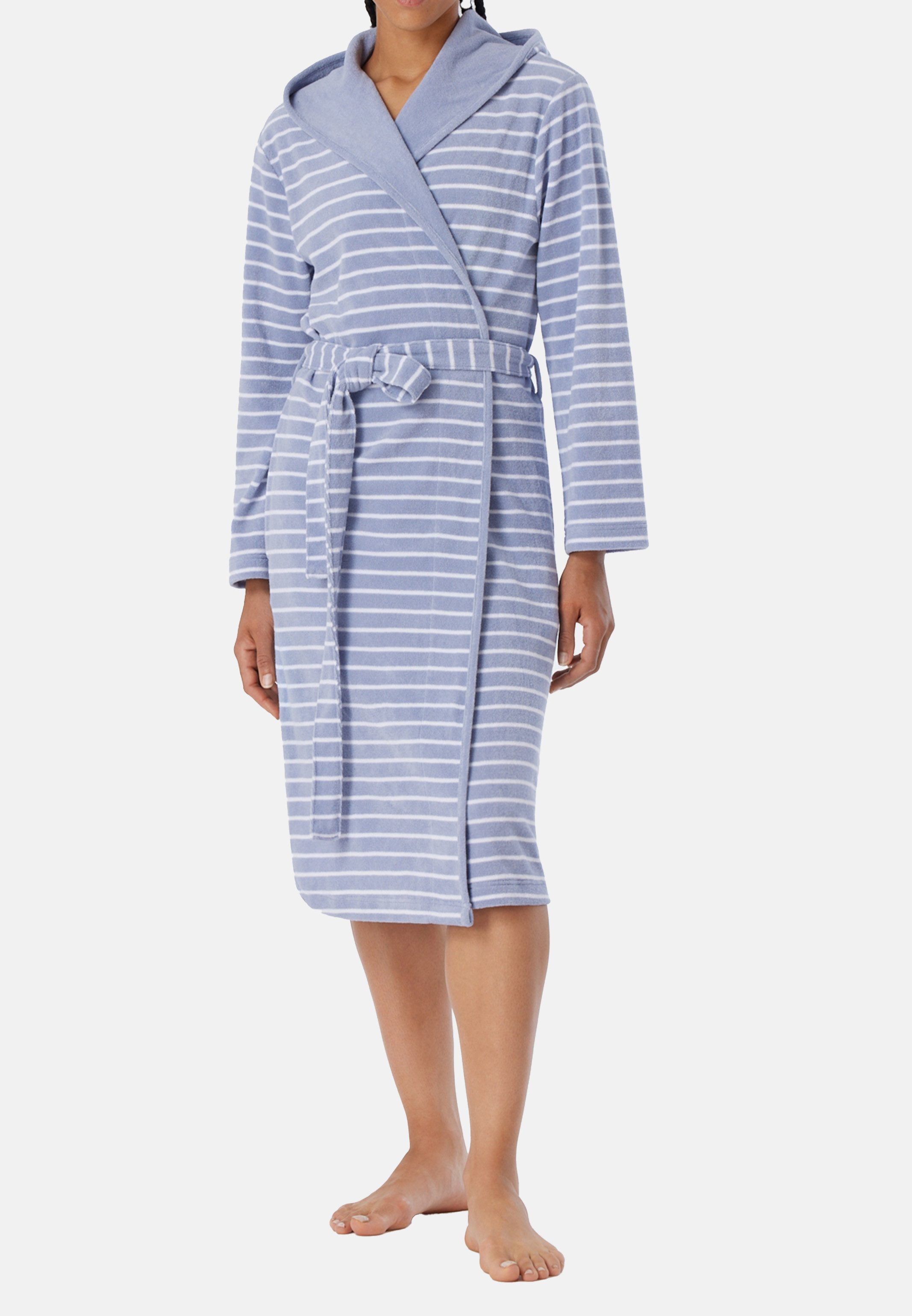 Schiesser Bademantel Feather Terry, Baumwolle, nicht relevant, Gürtel, Bade günstig online kaufen
