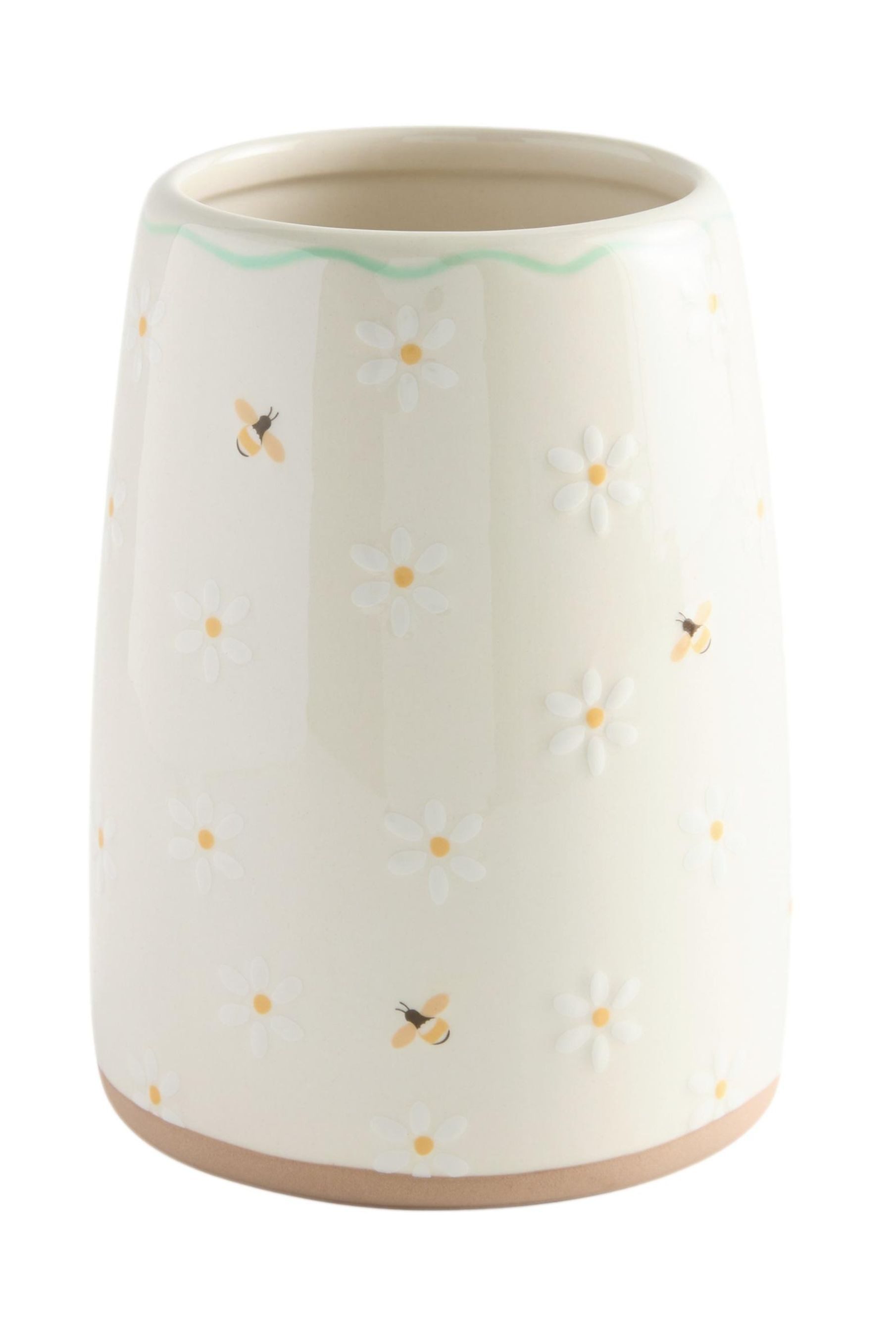 Next Besteckhalter Floraler Zubehörtopf aus Keramik, (1-tlg) günstig online kaufen