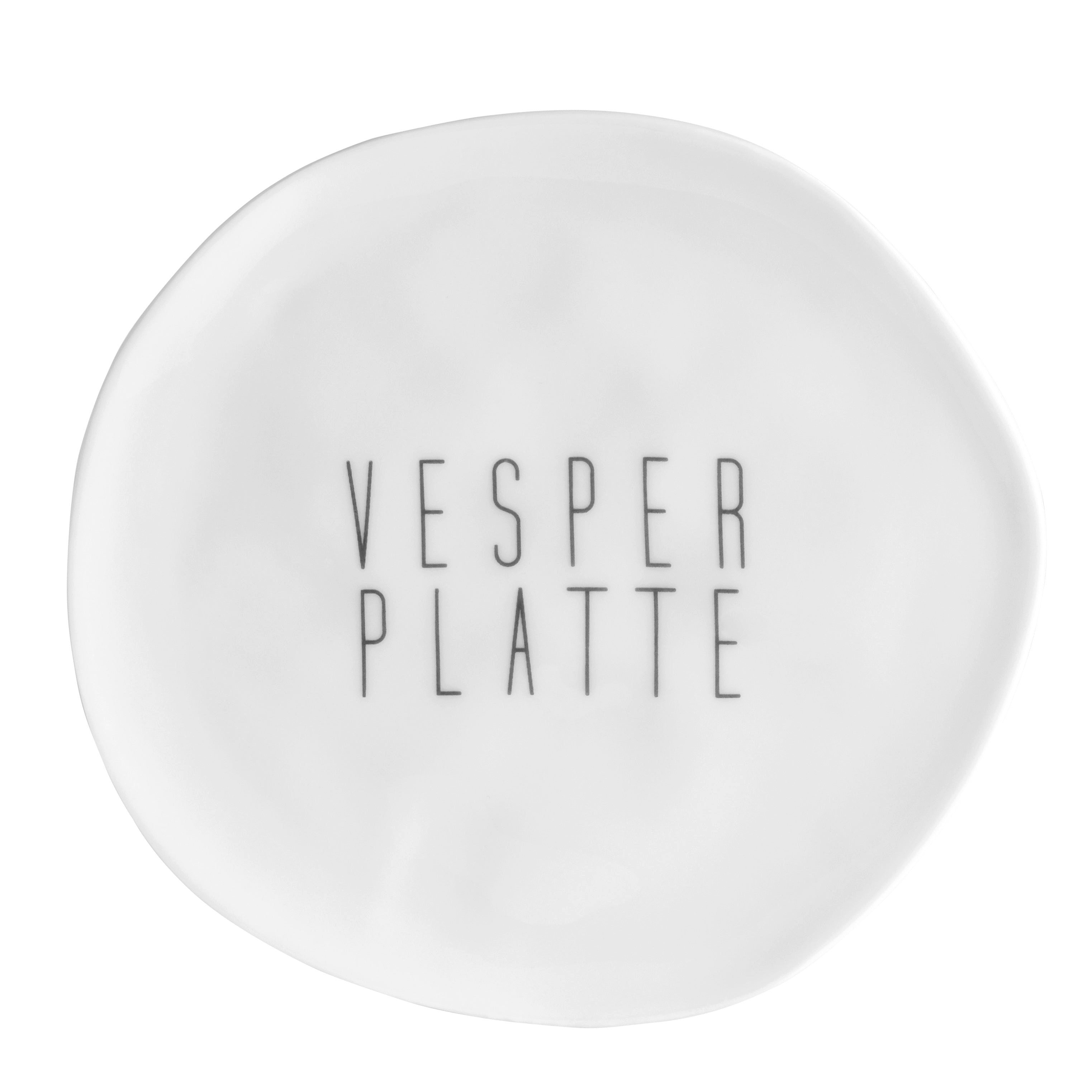 Räder Design Teller Kleiner Teller "Vesperplatte" aus Porzellan von räder design - Teller